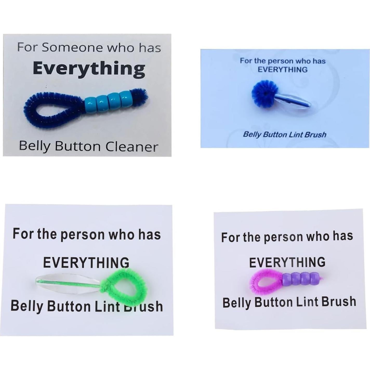 Travel Friendly Navels Tool Belly Button Lint Brush for The Person Who Has Everything Funny Navels Cleaner