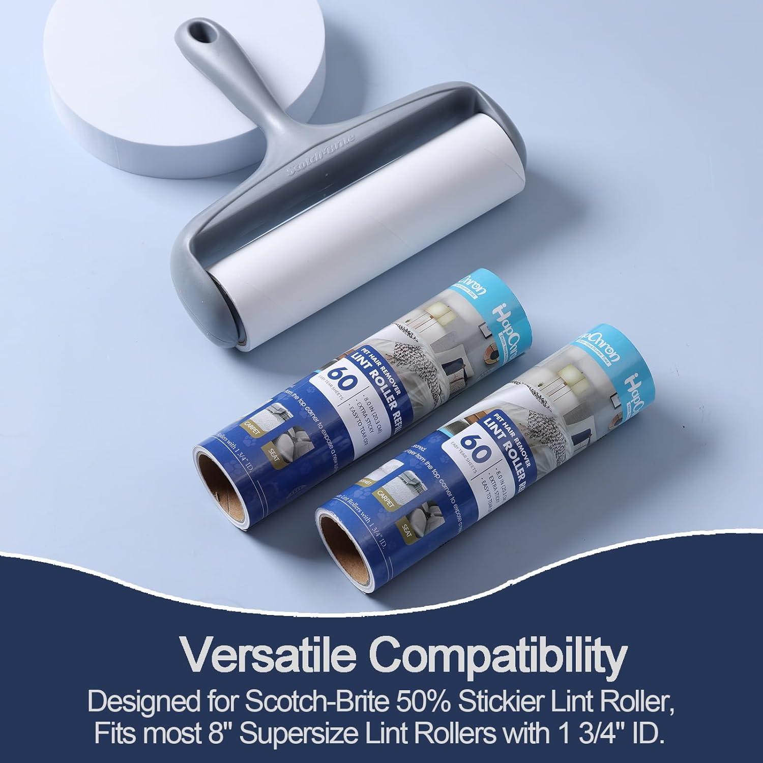 Recargas Rodillo Quitapelusas Scotch-Brite 240 Hojas 8"