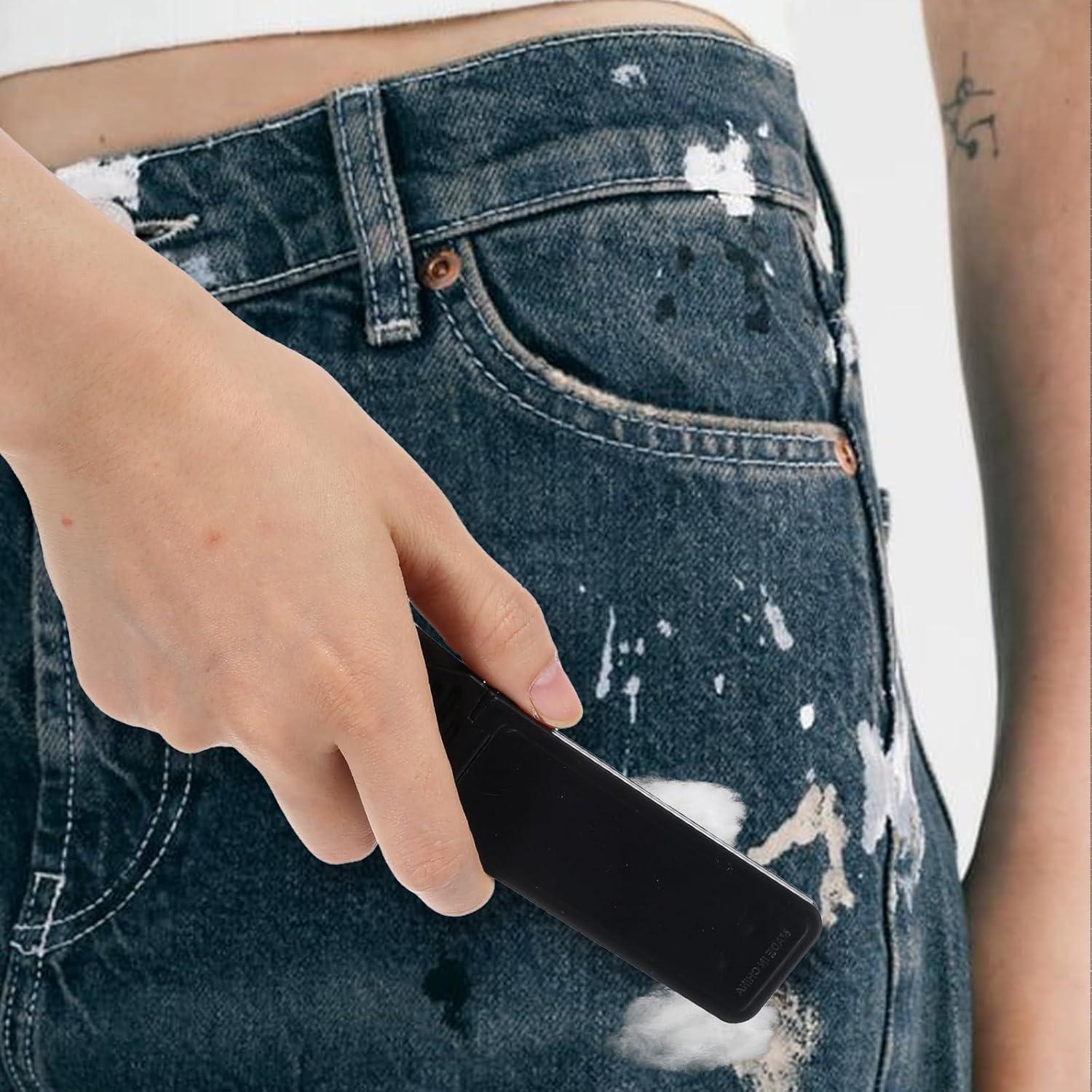 6 Cepillos de Pelusa Plegables Classicseali - Negro y Blanco