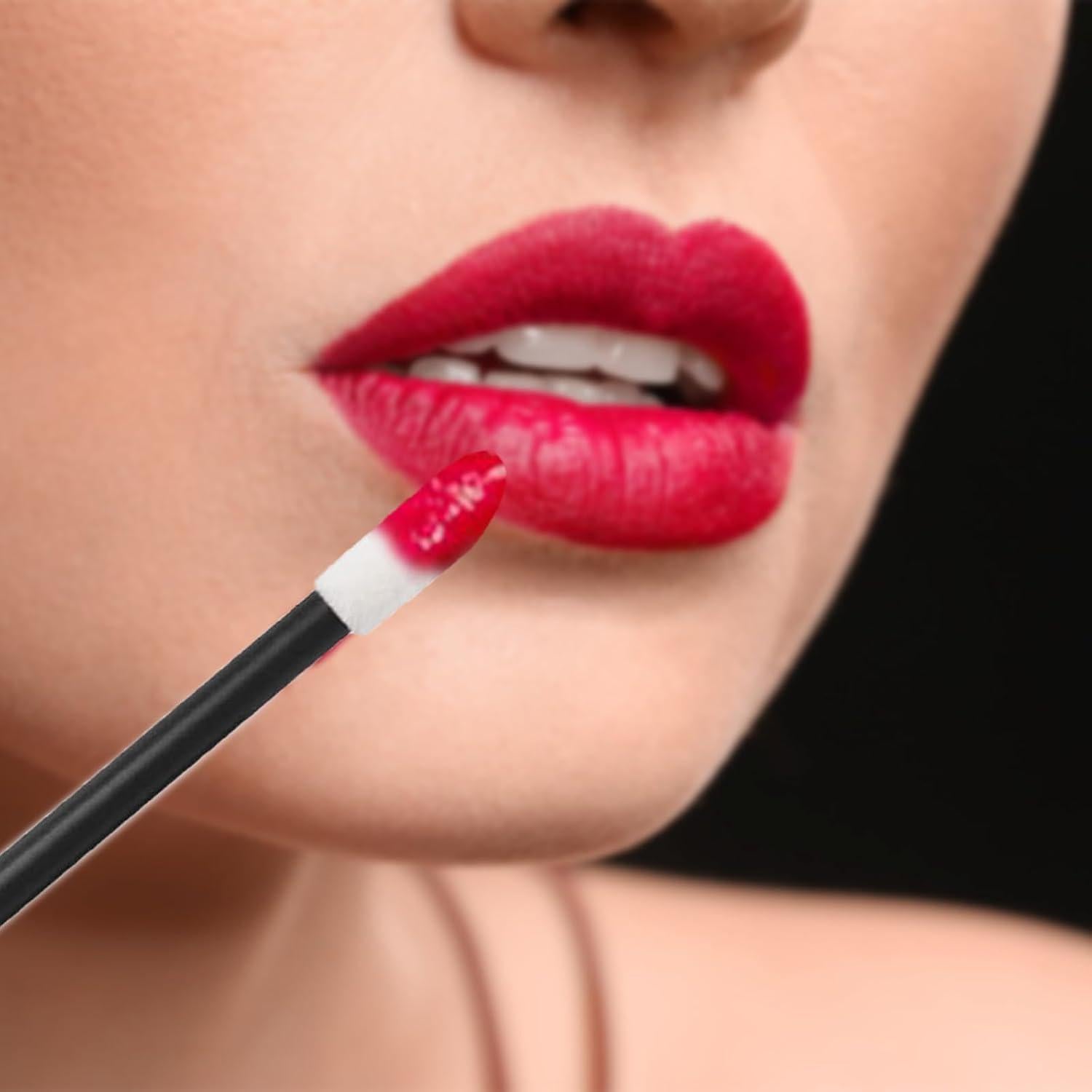 200 Aplicadores de Labios Desechables TKYZMS - Brochas Compactas