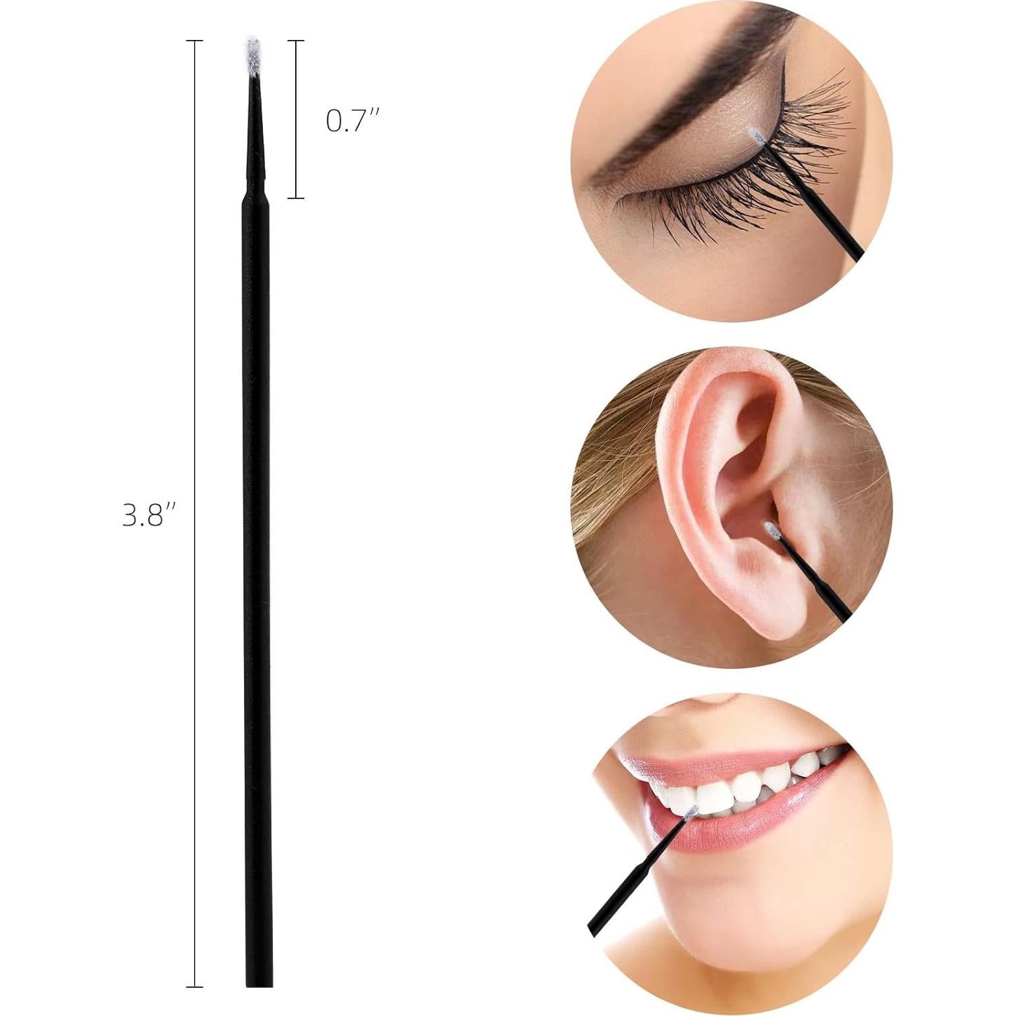 Cepillos Micro Aplicadores Desechables Tbestmax 500 Pcs