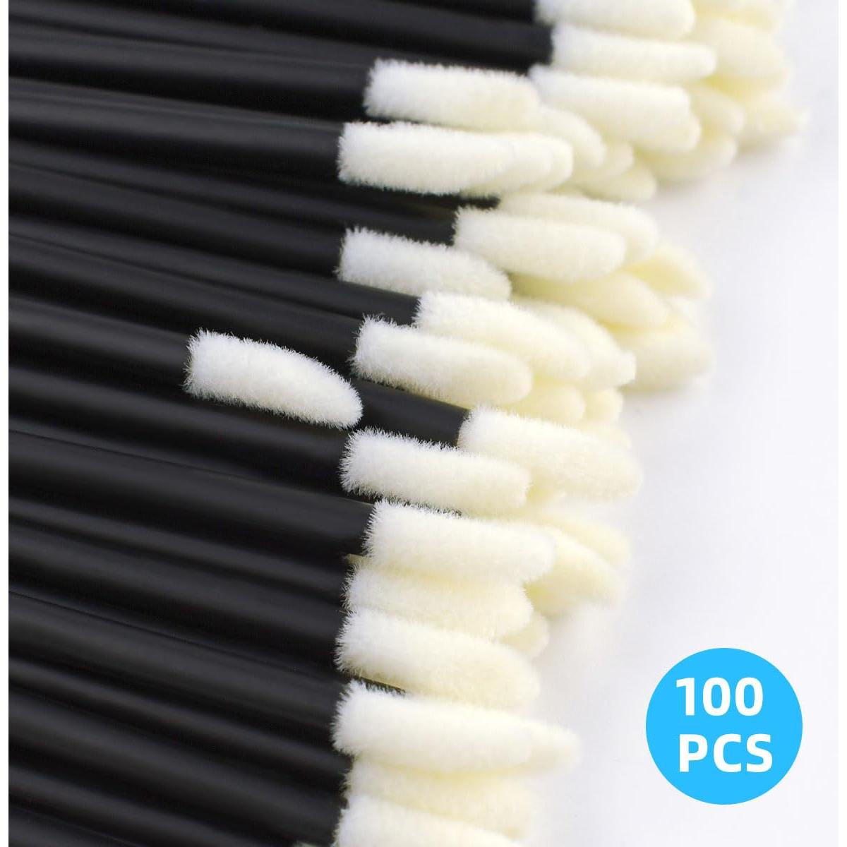 Paquete de 100 Pinceles Desechables de Labios Yuntop