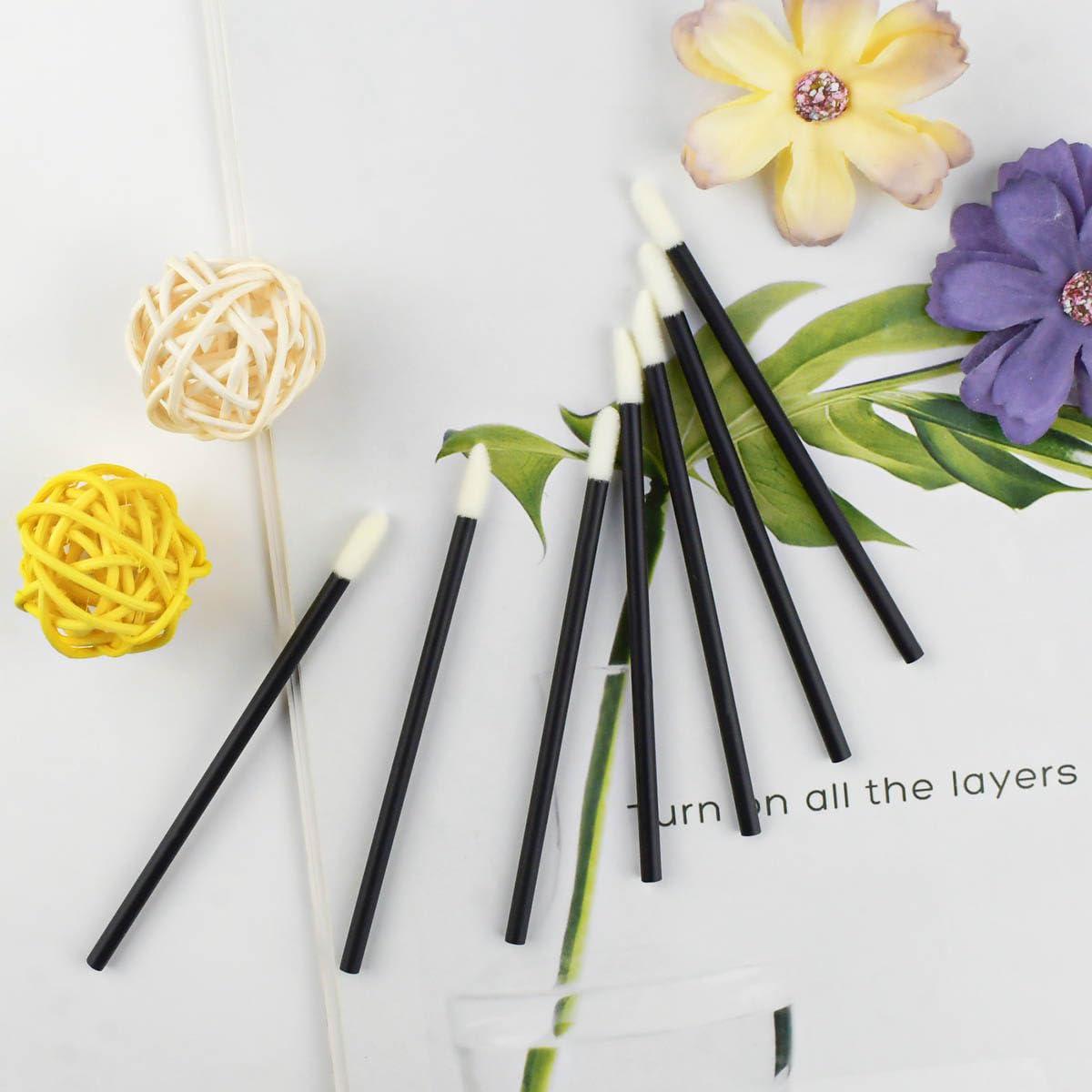 Paquete de 100 Pinceles Desechables de Labios Yuntop