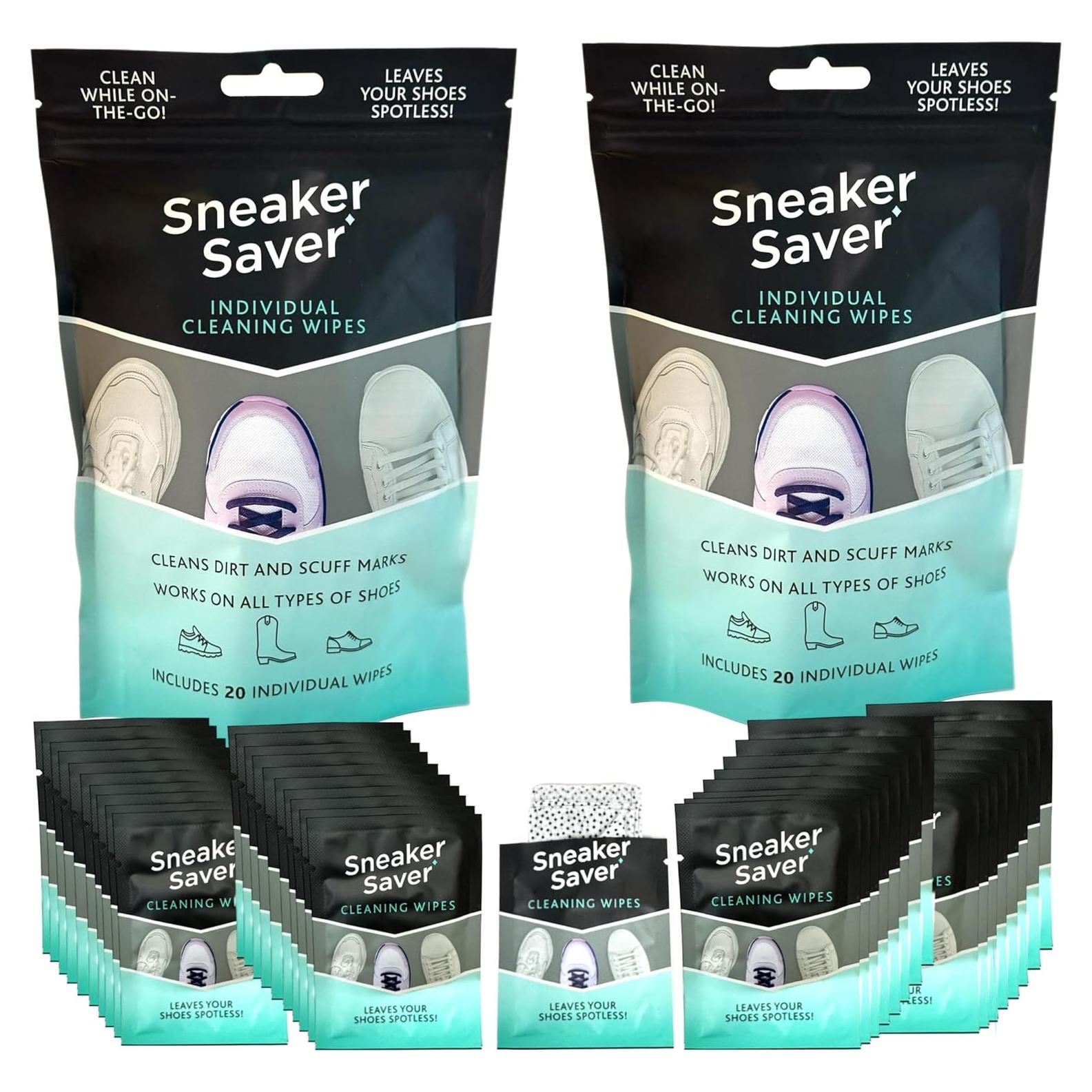 40 Toallitas Limpiadoras ALAZCO para Zapatos y Cuero - Viaje