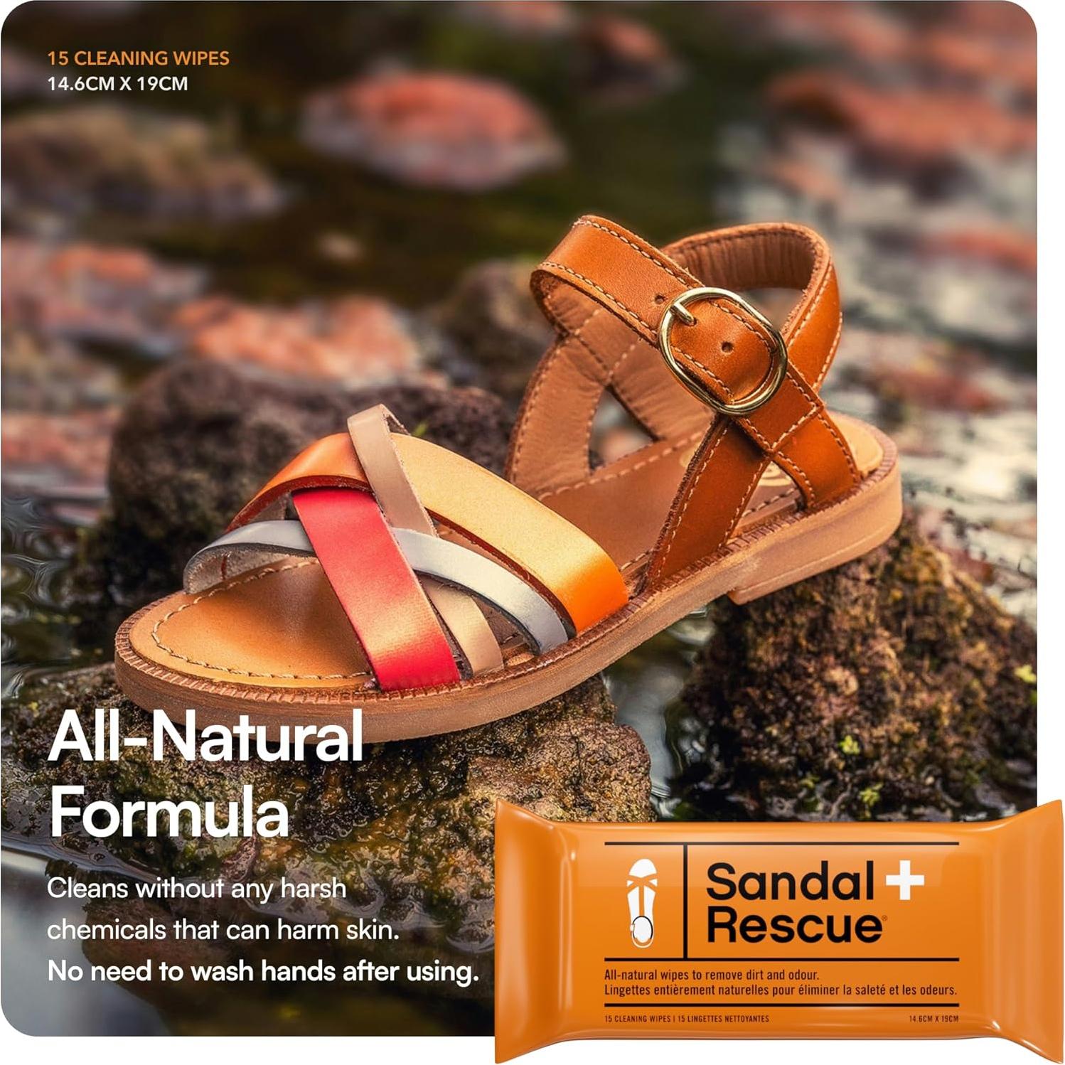 Toallitas de Limpieza SandalRescue Boot Rescue - 15 Unidades