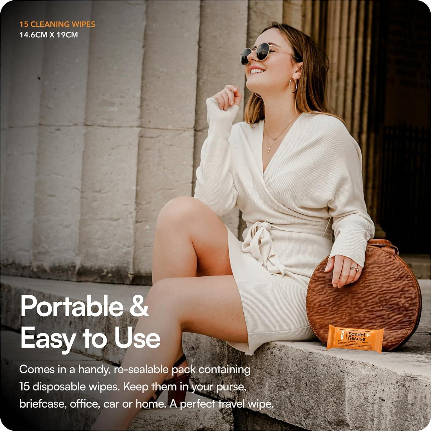 Toallitas de Limpieza SandalRescue Boot Rescue - 15 Unidades