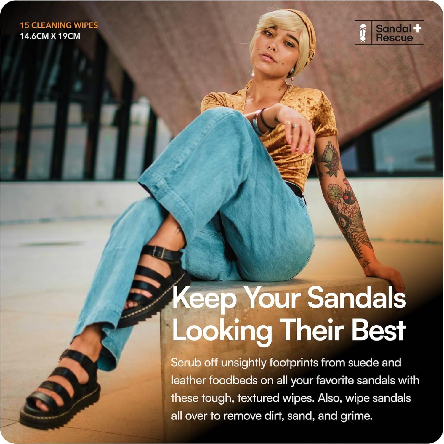 Toallitas de Limpieza SandalRescue Boot Rescue - 15 Unidades