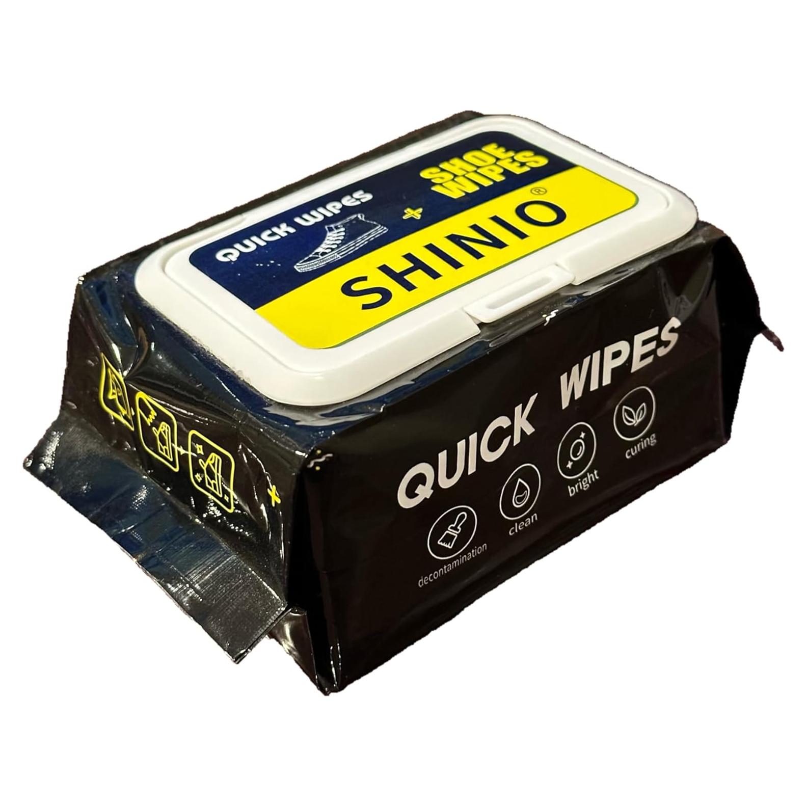 Toallitas de Limpieza de Zapatos SHINIO - 30 Unidades Desechables