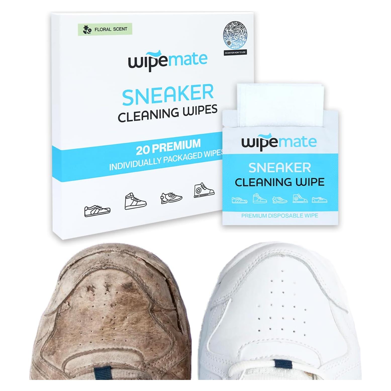 Toallitas Limpiadoras Wipemate para Zapatillas - Paquete 20 CT