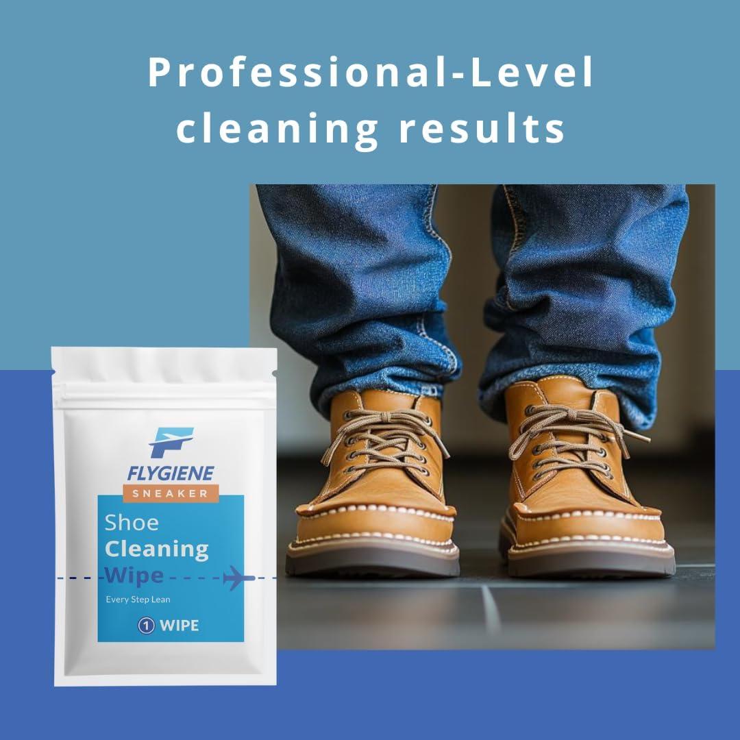 Toallitas de Limpieza de Zapatos FLYGIENE - Paquete de 10