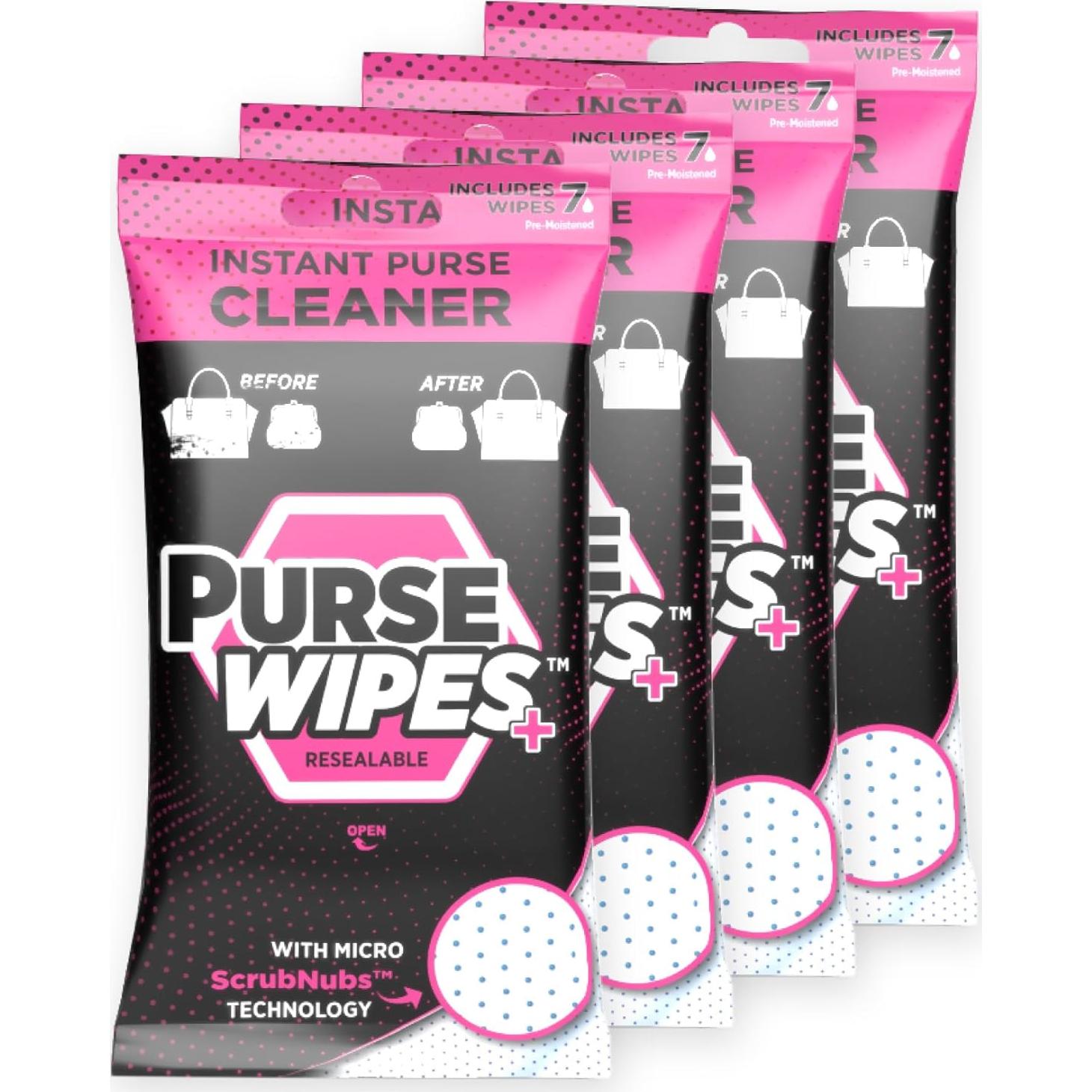 Toallitas Limpiadoras SneakERASERS para Bolsos y Zapatos - 4 Unidades