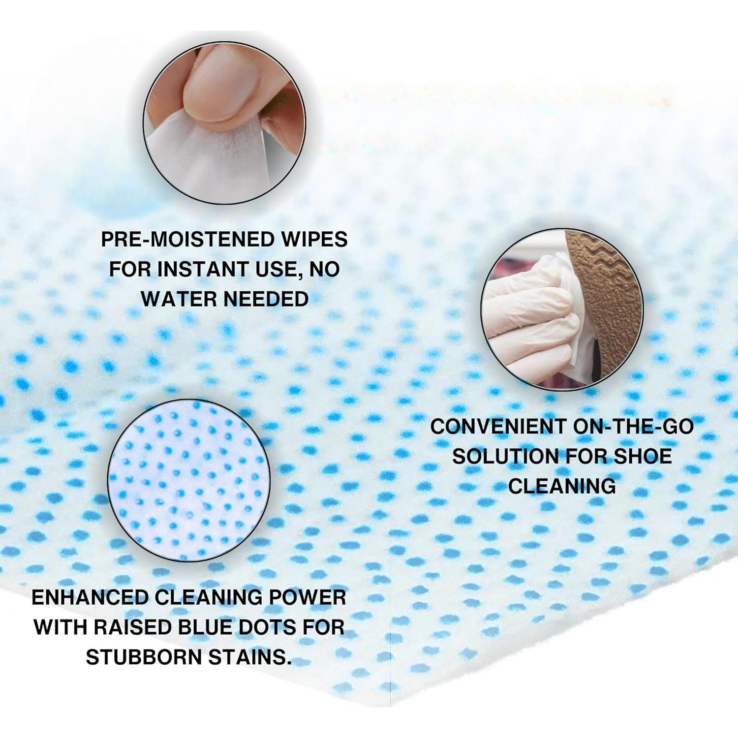 Toallitas Limpiadoras de Zapatos Prehumedecidas - 15 Unidades