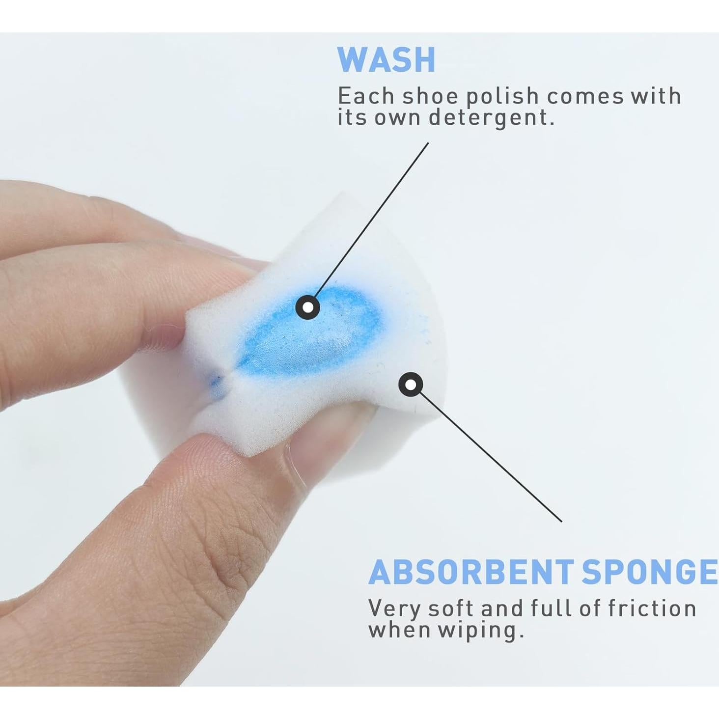 Limpiador Instantáneo de Zapatos Gownsella - 20 Piezas, 3cm