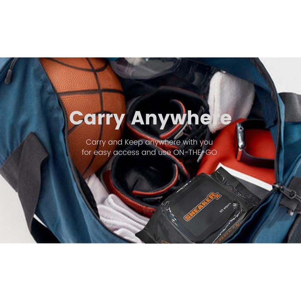 Paquete de 60 toallitas limpiadoras para zapatos HS Innovations