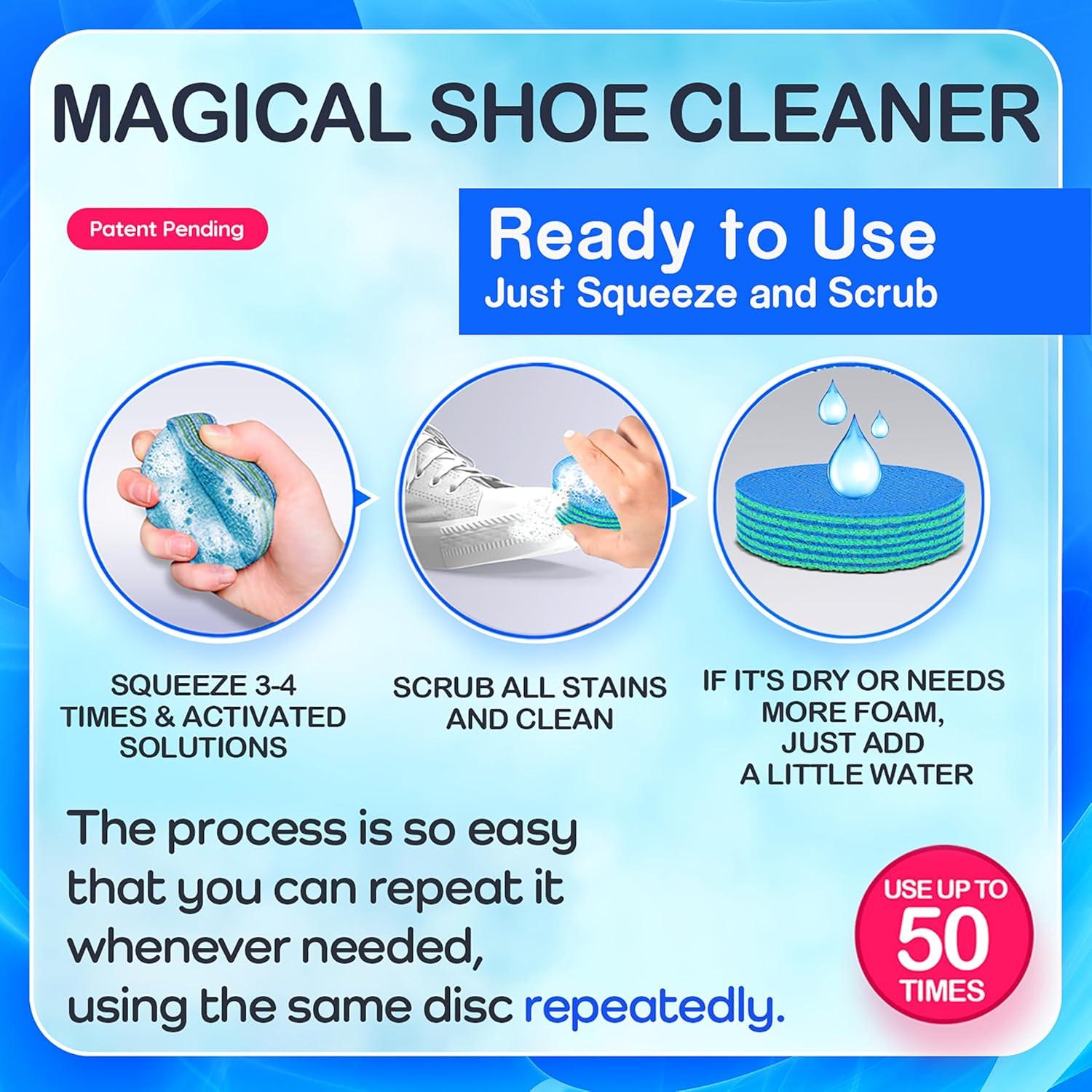 Kit de Limpieza de Zapatos Poychi - Cepillo y Esponja Ecológica