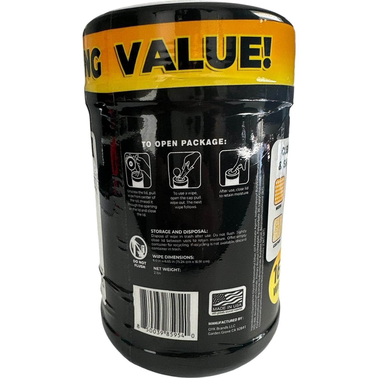 Toallitas Limpiadoras para Zapatos 160 Unidades - Efectivas y Portátiles