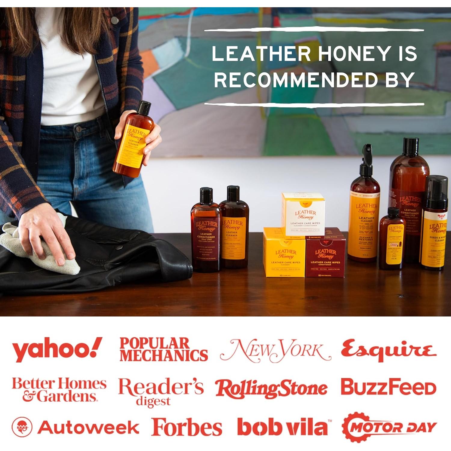 Limpiador de Suede y Nubuck Leather Honey 240ml No Tóxico