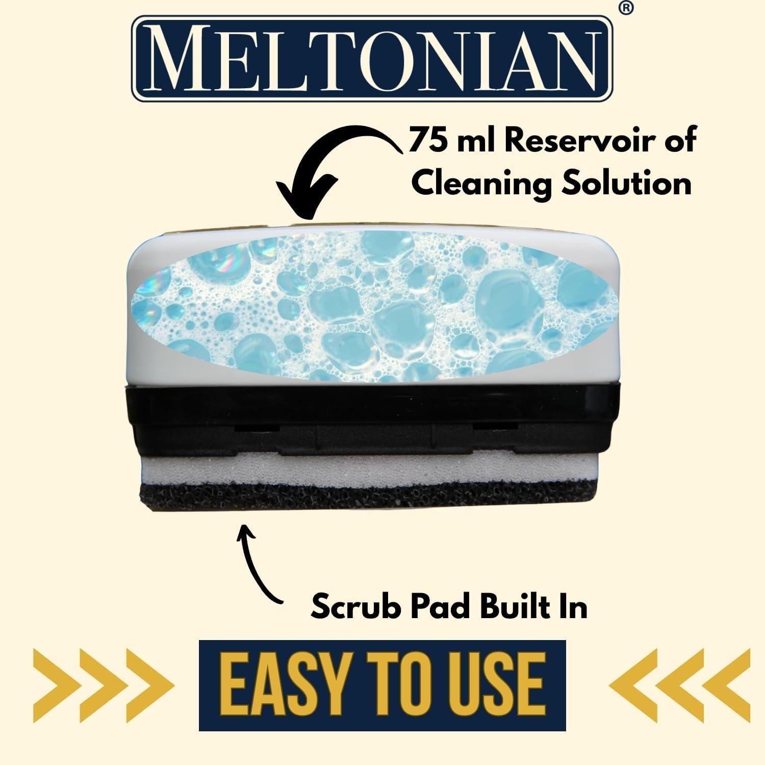 Limpiador de Zapatos Meltonian Todo en Uno 75ml con Cepillo