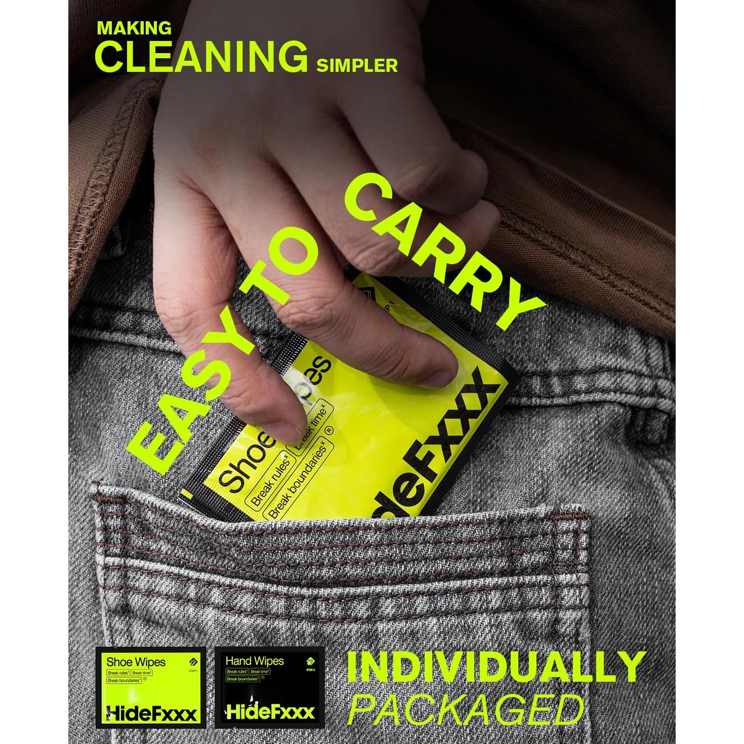 Toallitas de Limpieza para Zapatillas HideFxxx - 56 Unidades