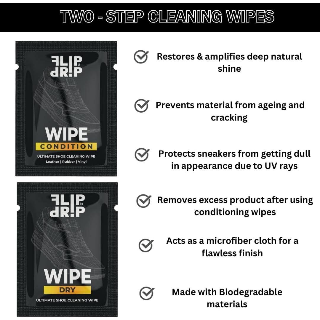 Toallitas Restauradoras de Brillo FLIP UR DRIP - 20 Unidades