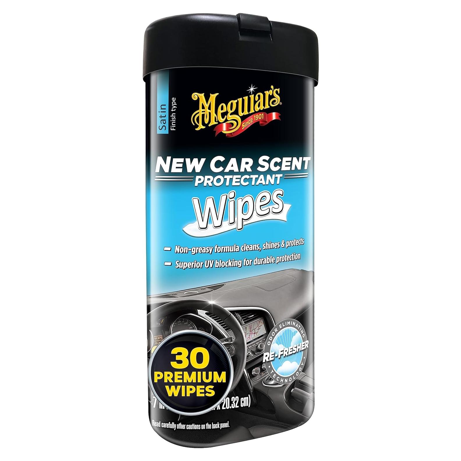 Toallitas para Auto Meguiar's Aroma a Auto Nuevo 30 Ct