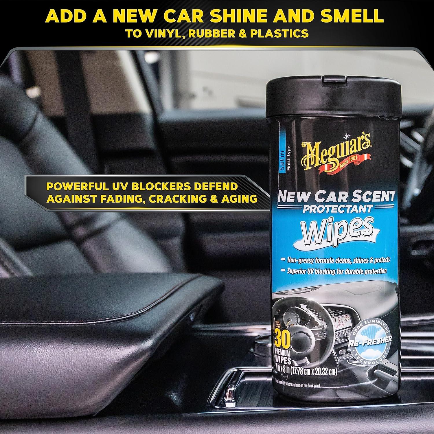 Toallitas para Auto Meguiar's Aroma a Auto Nuevo 30 Ct