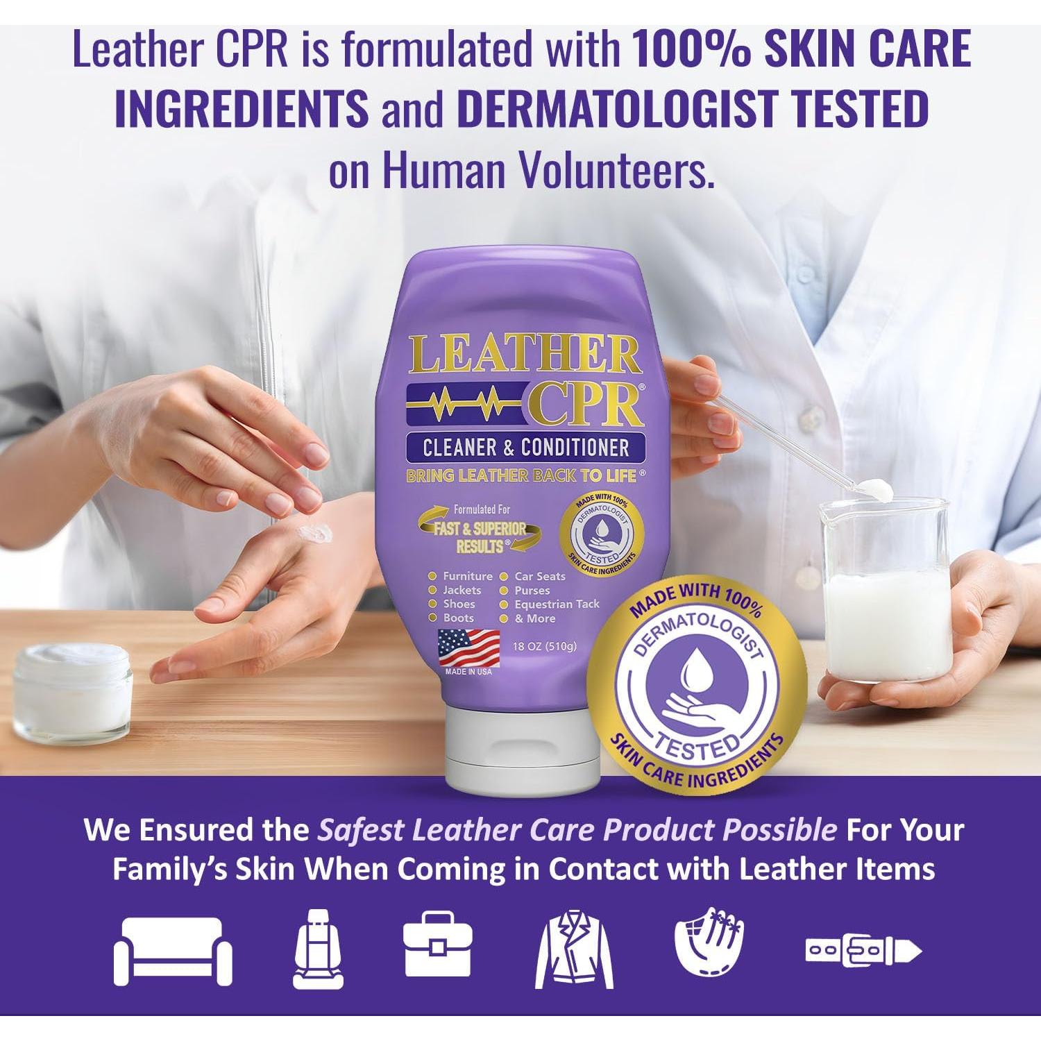 Limpiador y Acondicionador de Cuero CPR 18oz - Restaura y Protege
