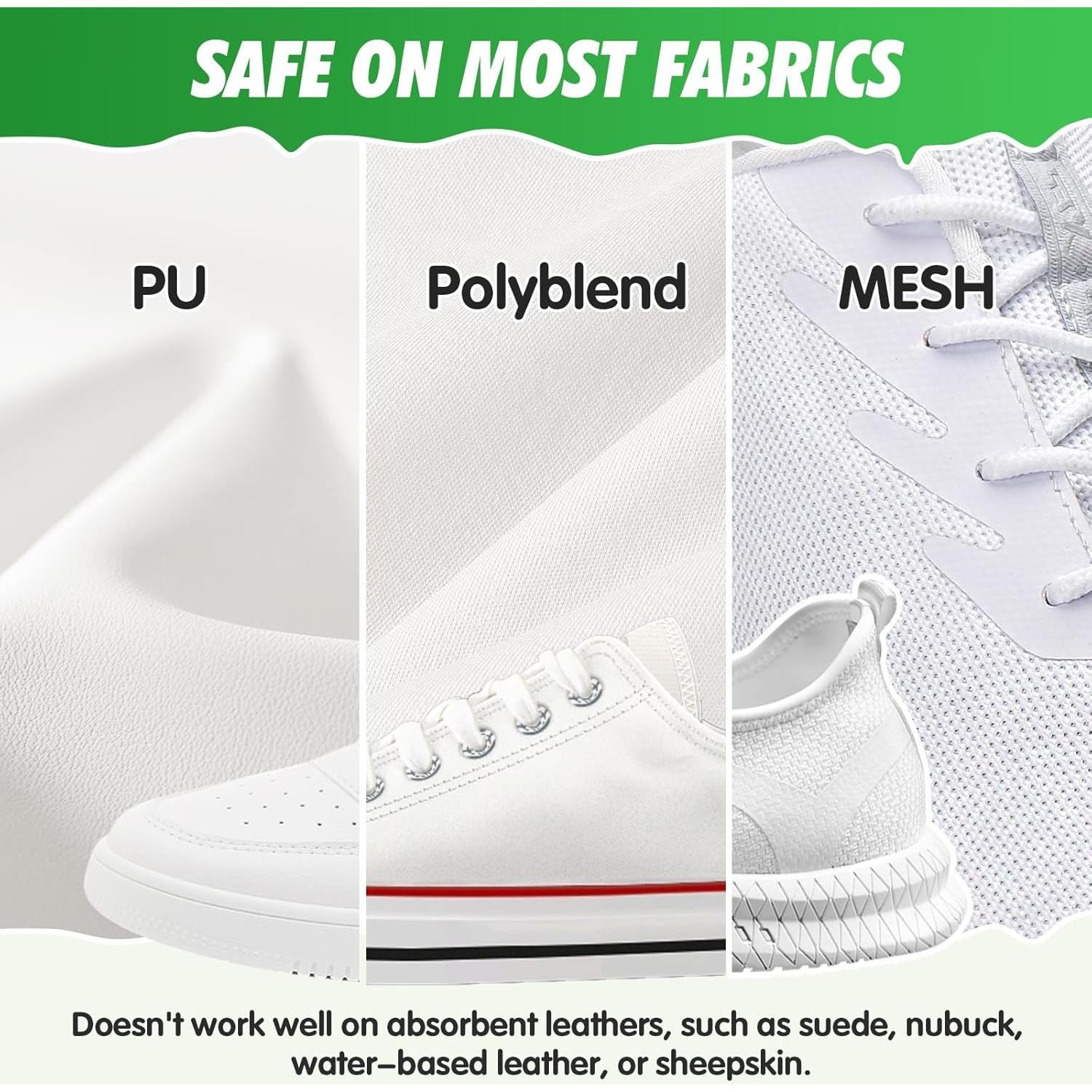 Limpiador de Zapatos en Espuma GLOWPOINT 200 ml Kit Completo