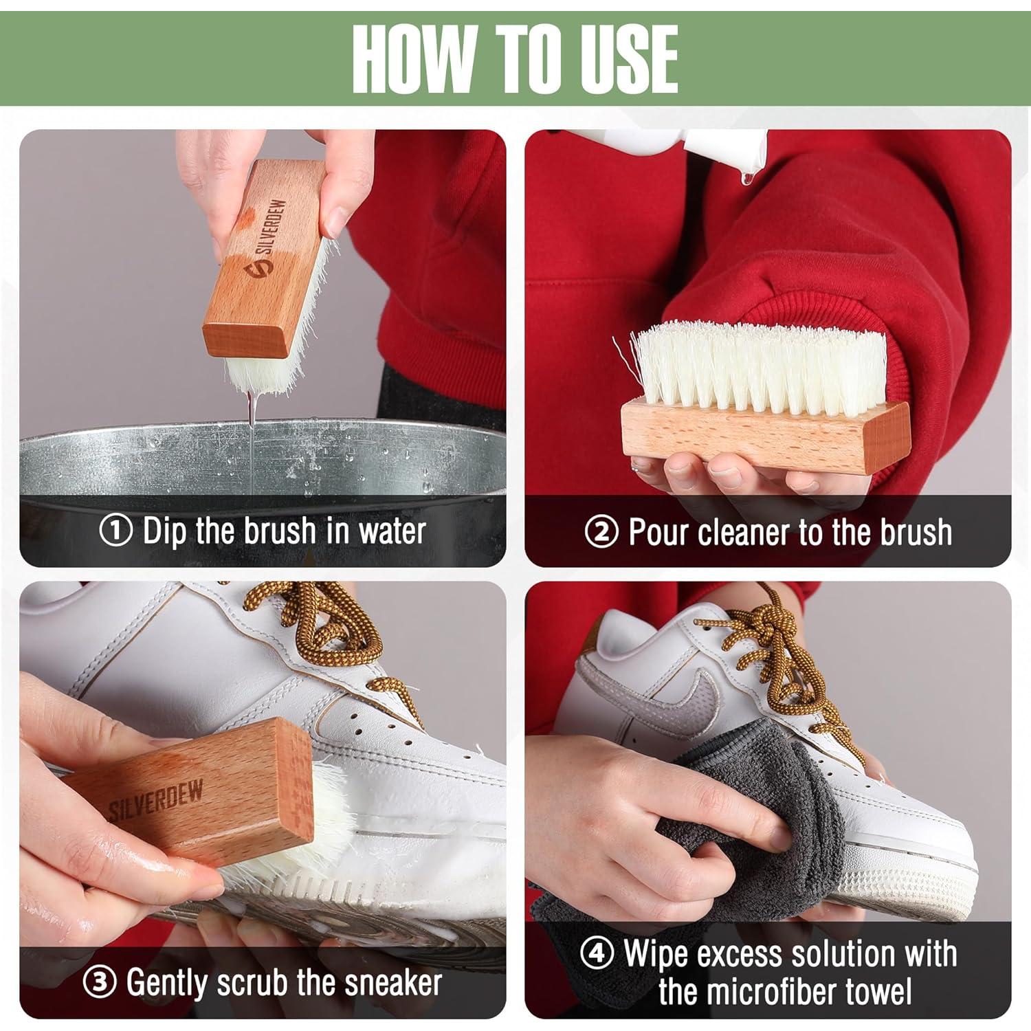 Kit de limpieza de zapatos Hangzhou 33 piezas, 240 ml, toallitas