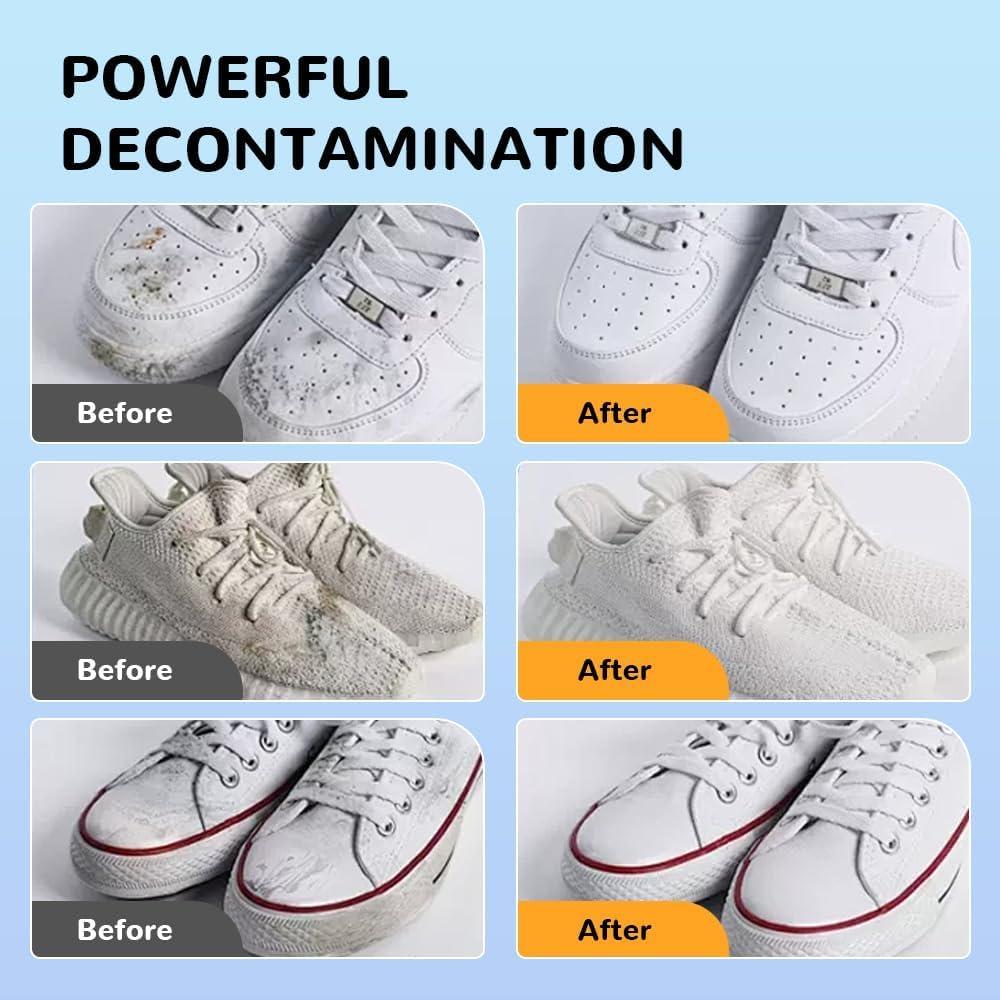 Crema Limpiadora Multifuncional para Zapatos Blancos Cinwauvo