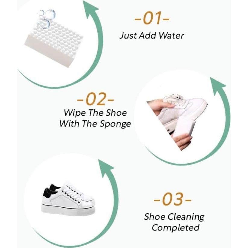 Limpiador de Zapatillas Premium 10 PCS - Esponja Densa 2X