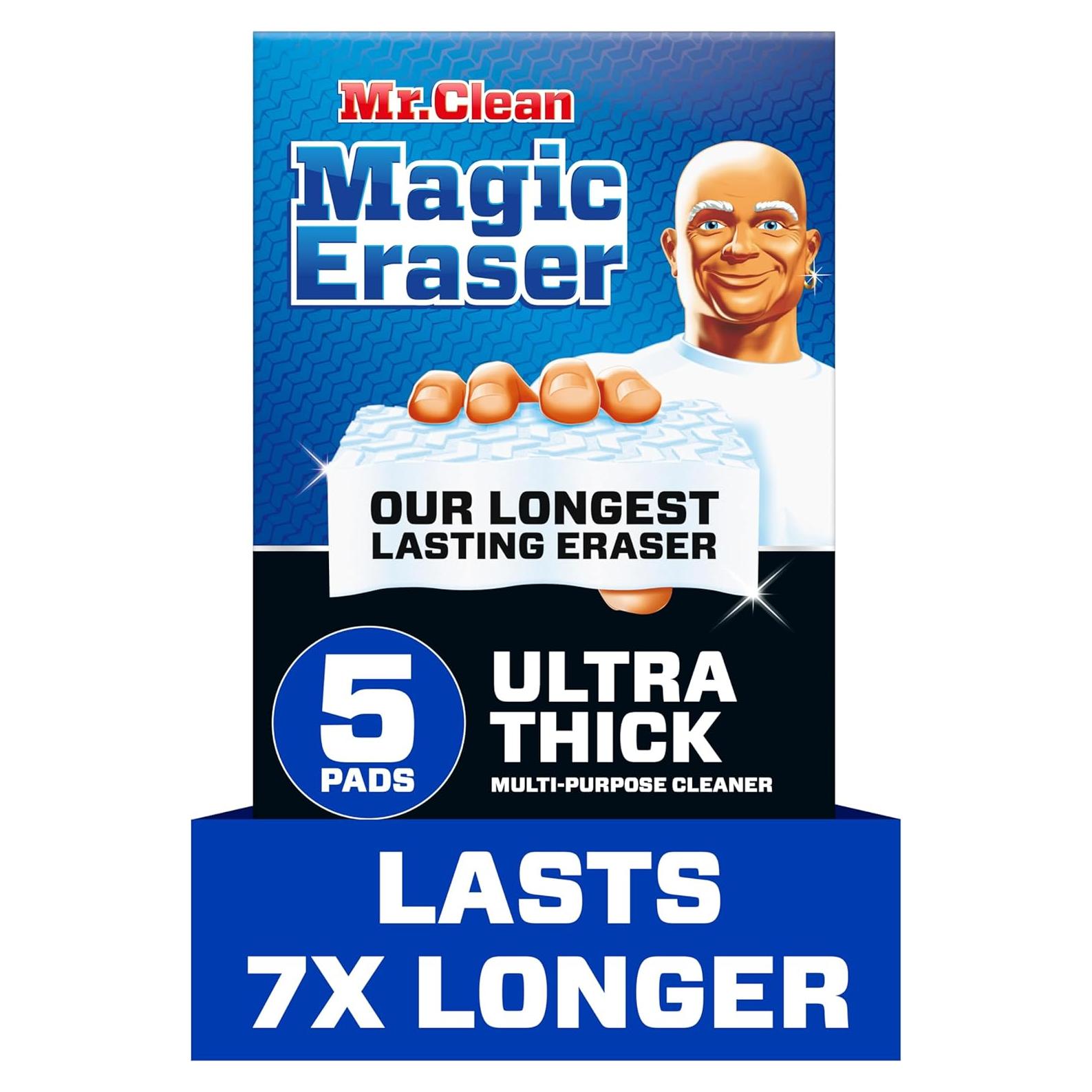 Borrador Mágico Ultra Grueso Mr. Clean 5ct - Limpiador Multiusos
