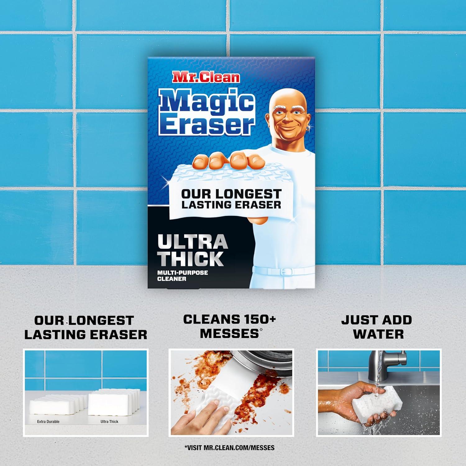 Borrador Mágico Ultra Grueso Mr. Clean 5ct - Limpiador Multiusos