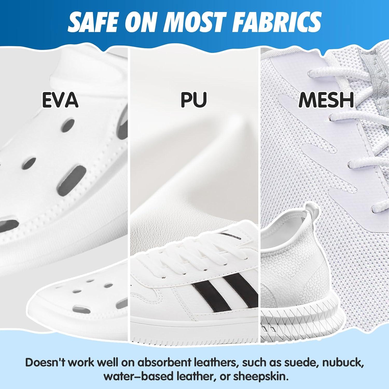 Kit de Limpieza de Zapatos Blancos GLOWPOINT 200 ml con Cepillo