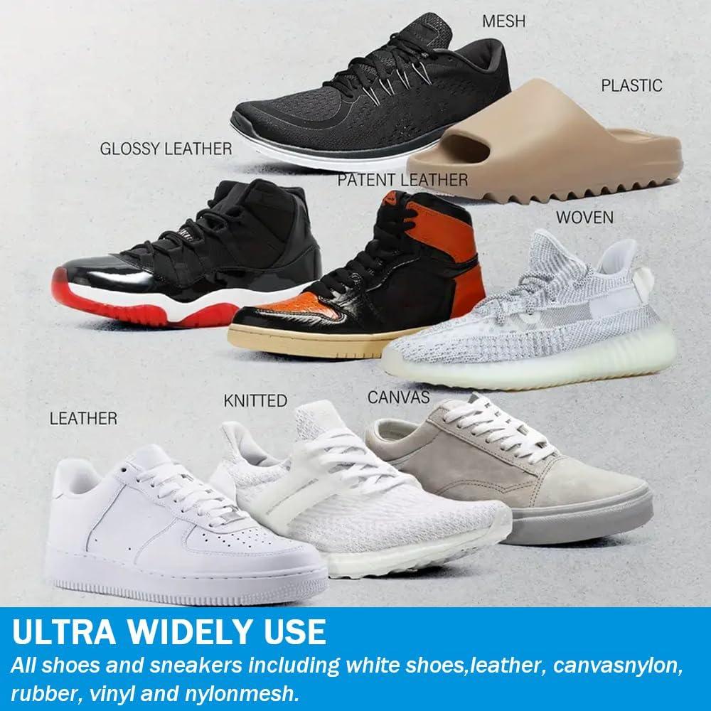 Kit Limpiador de Zapatos Blancos Kanfort con Cepillo - Espuma