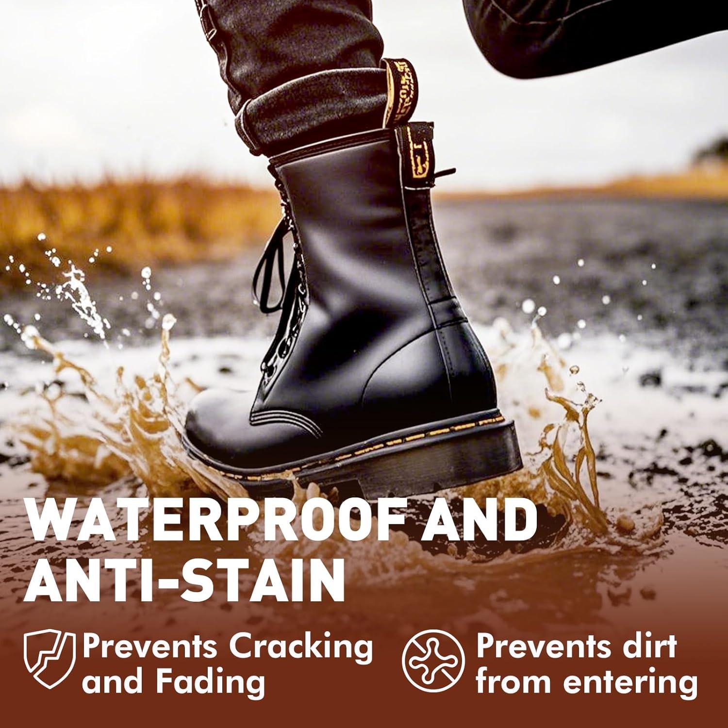 Kit de Cuidado para Botas de Cuero 6 en 1 Aceite de Visión 100% Natural