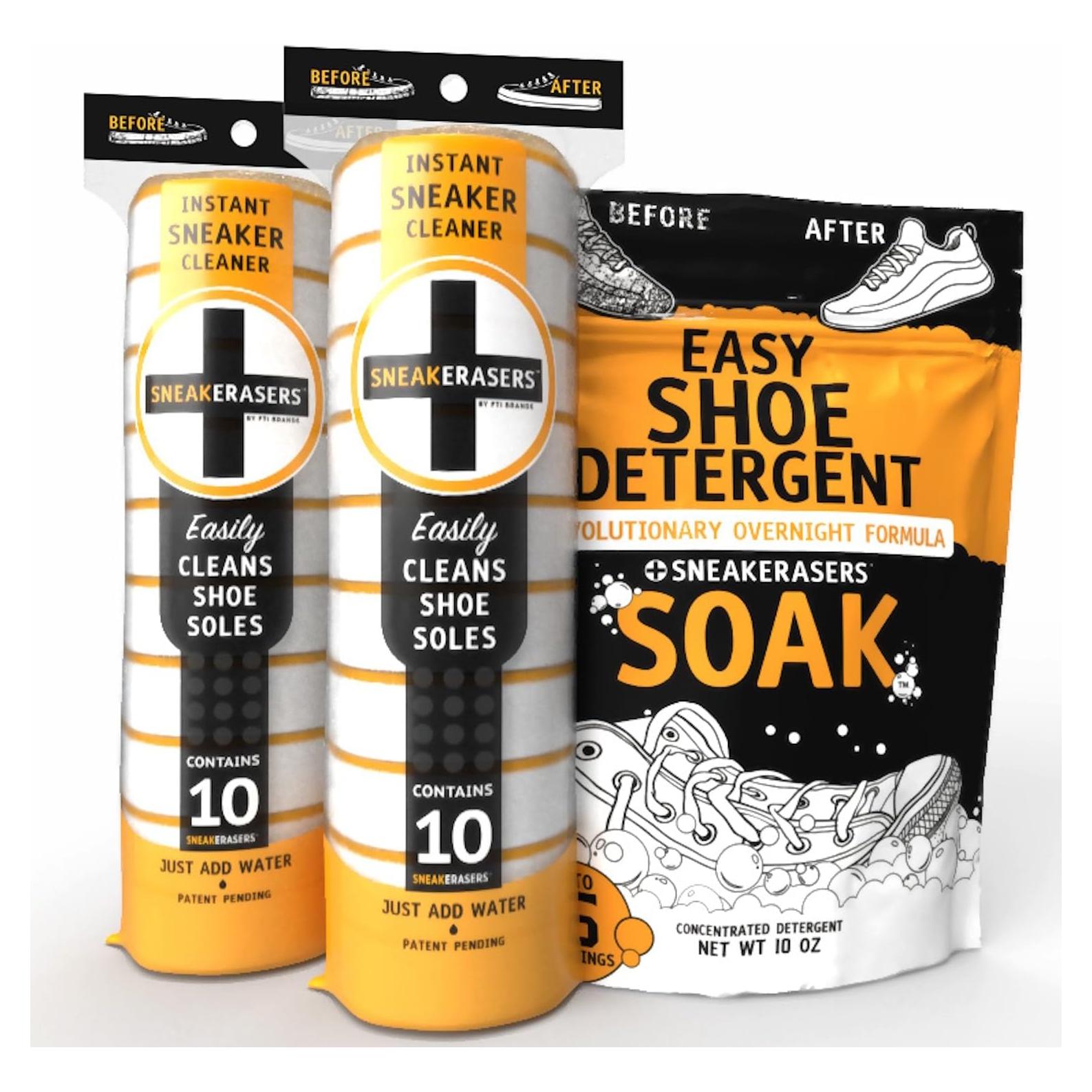 Kit de Limpieza SneakERASERS para Zapatillas Blancas - 20 Esponjas