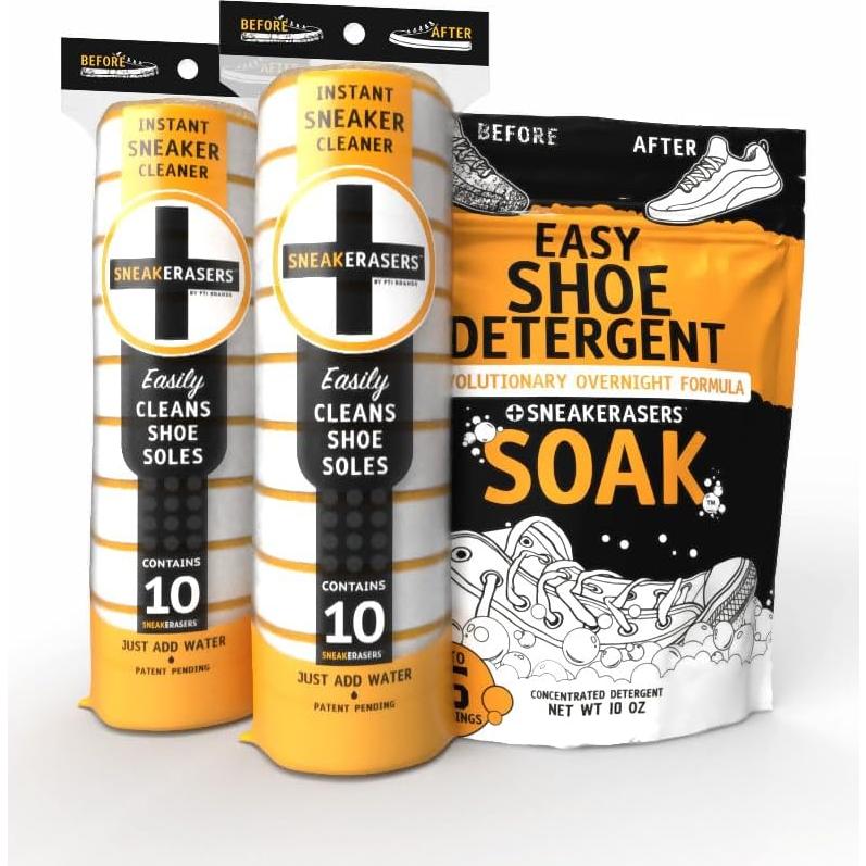 Kit de Limpieza SneakERASERS para Zapatillas Blancas - 20 Esponjas