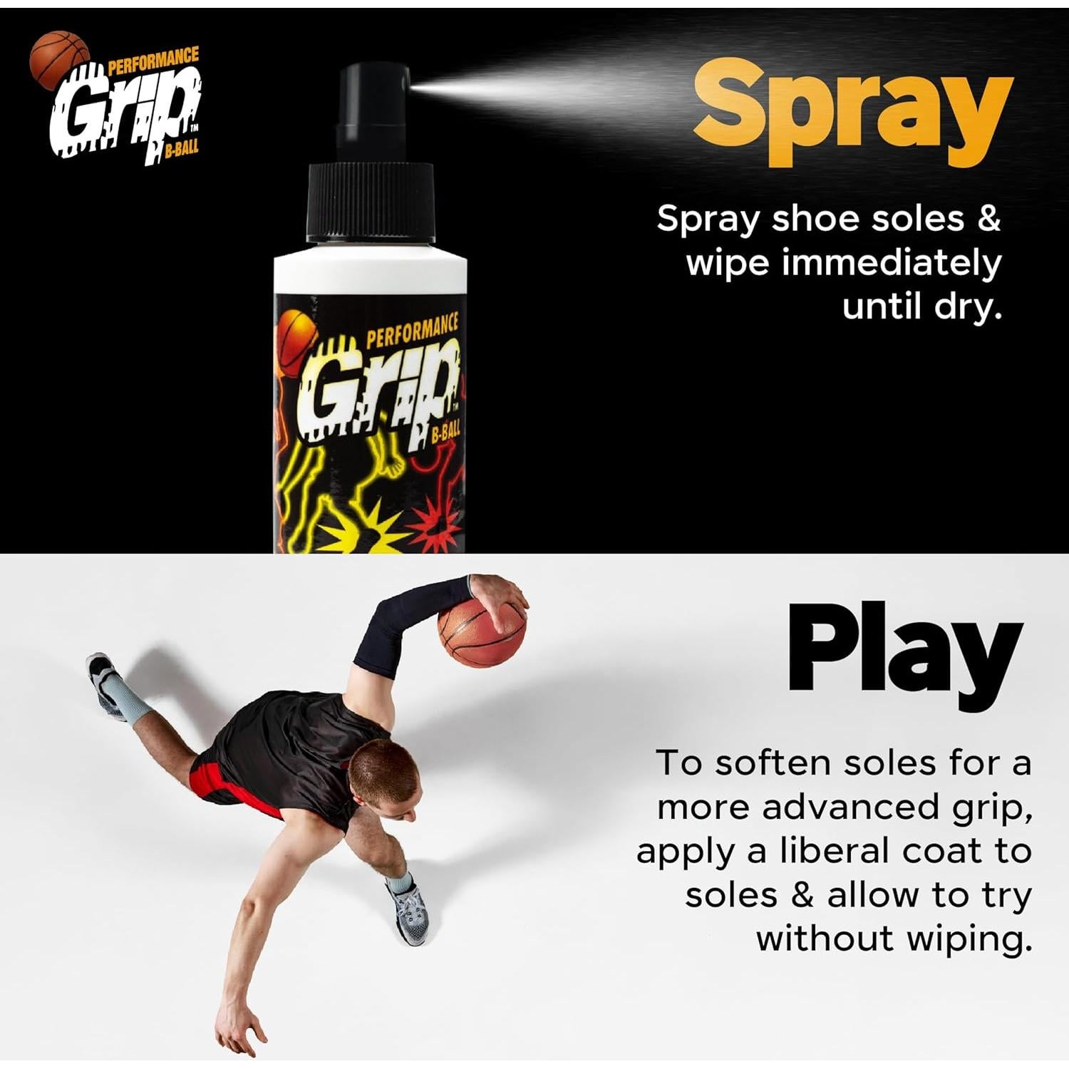 Spray de Agarre Performance Grip 4 Oz - Mejora Tracción Zapatillas