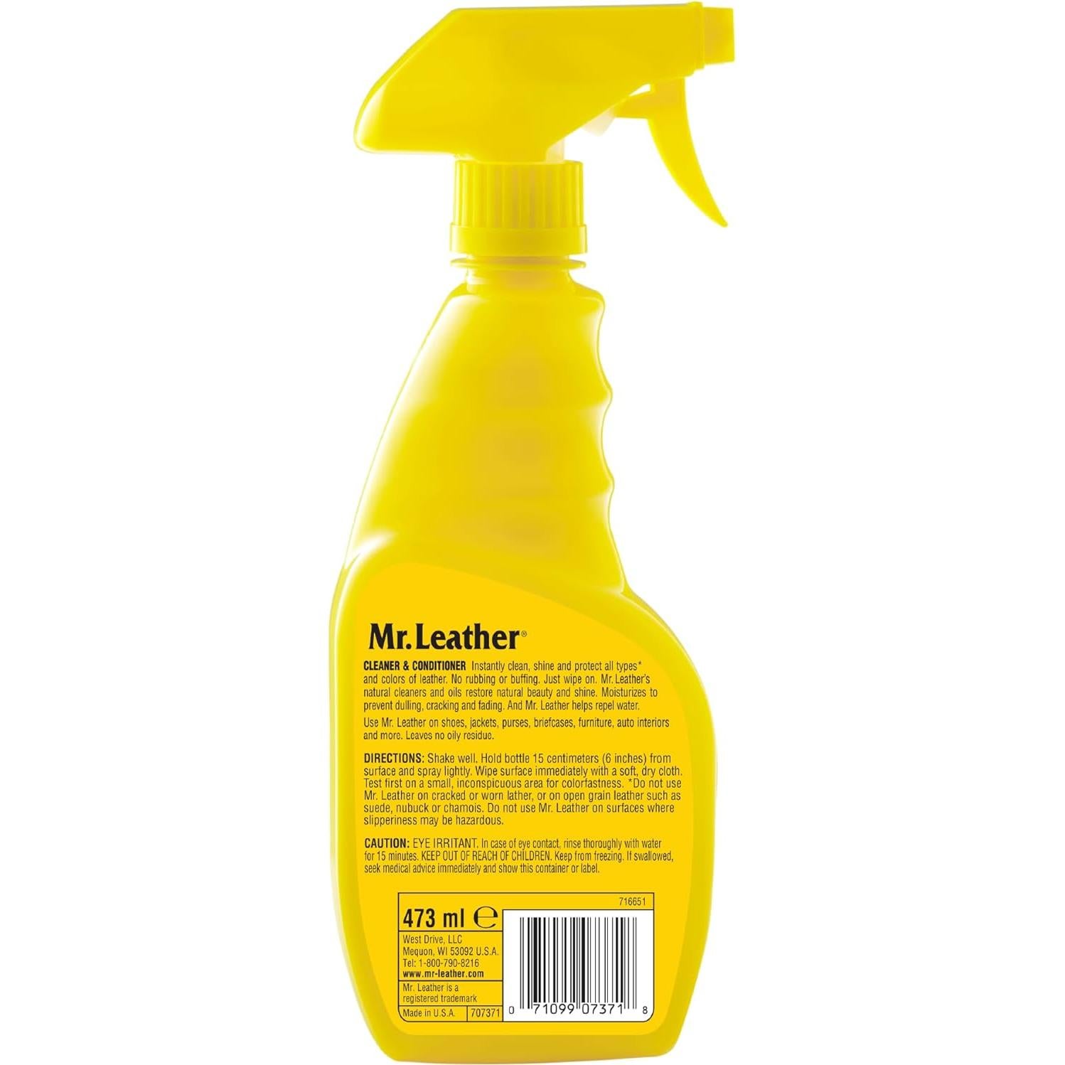 Limpiador y Acondicionador de Cuero Mr. Leather 473 ml