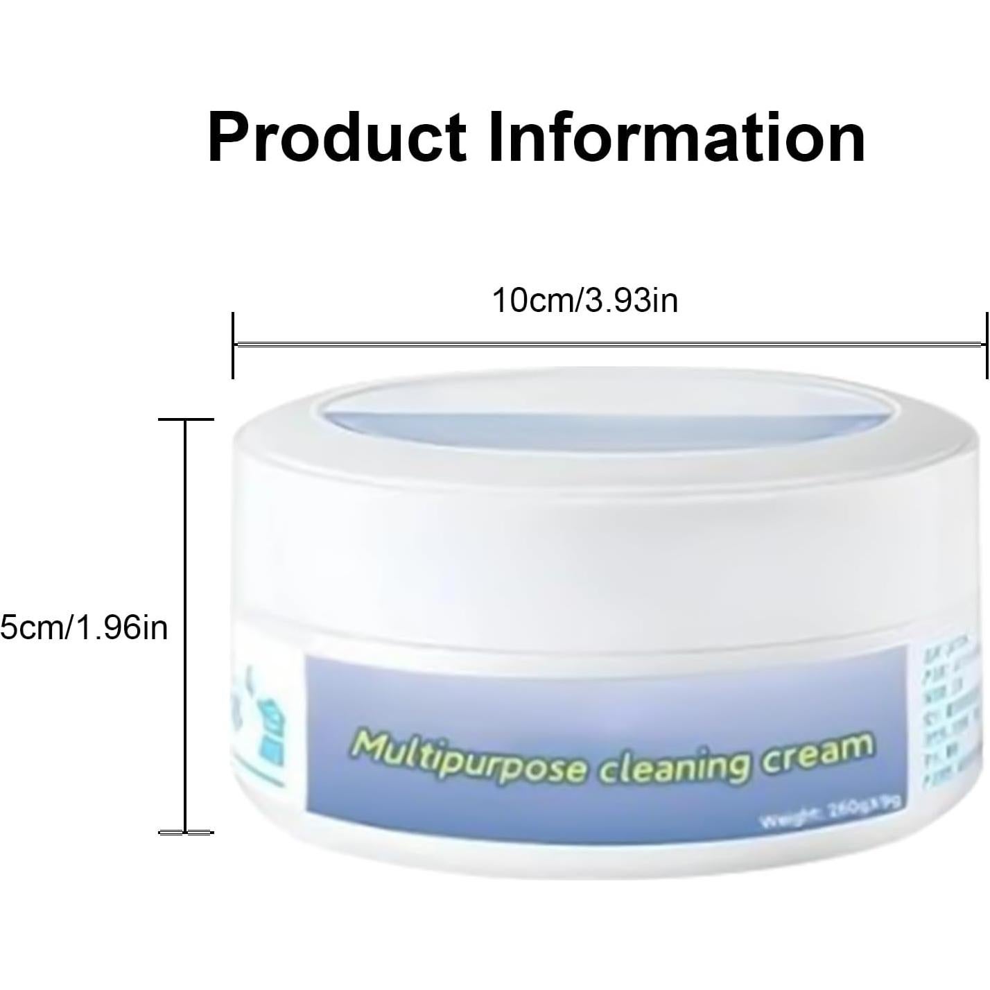 Crema Limpiadora Multifuncional Baste para Zapatos Blancos 10cm