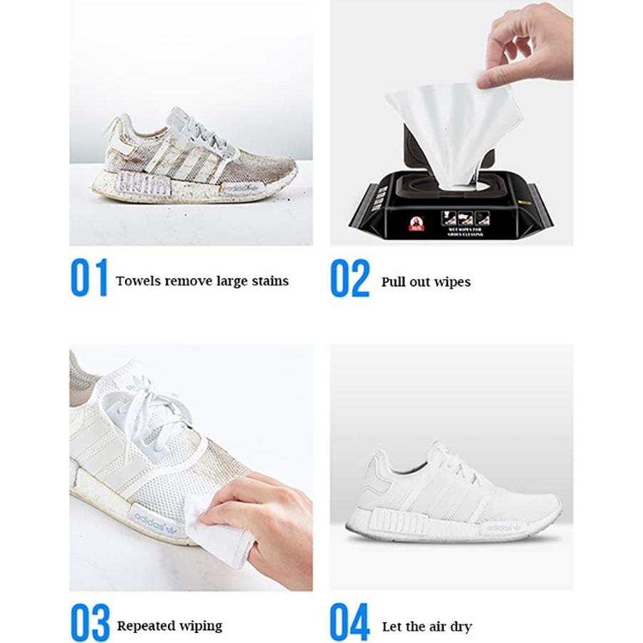 Toallitas Limpiadoras para Zapatillas WhatRUeed - 90 Piezas