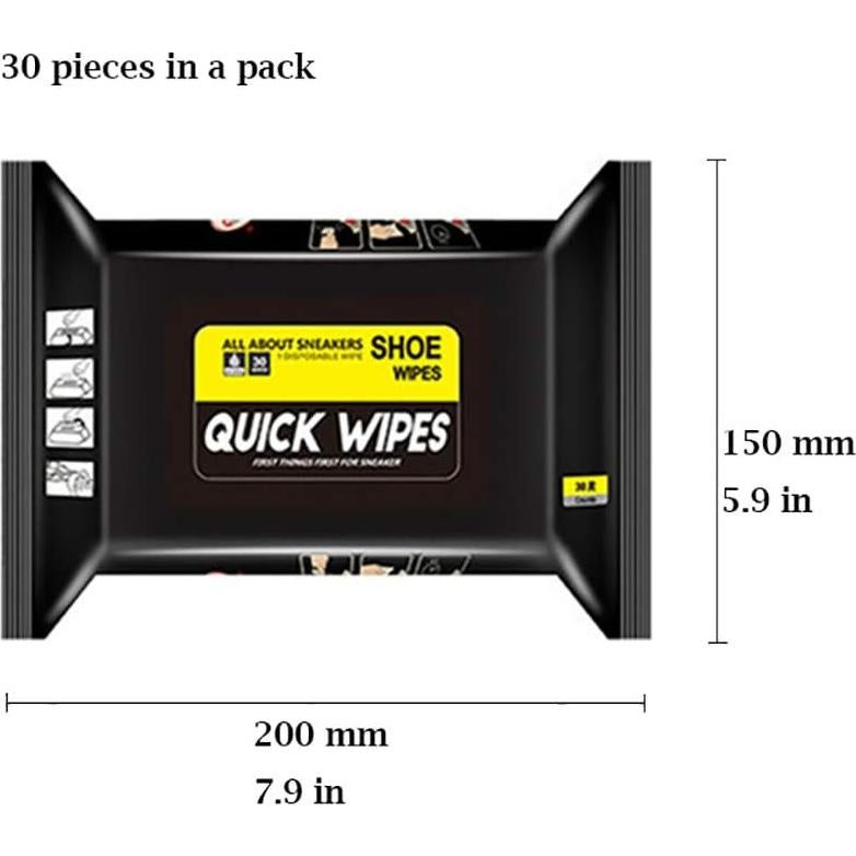 Toallitas Limpiadoras para Zapatillas WhatRUeed - 90 Piezas