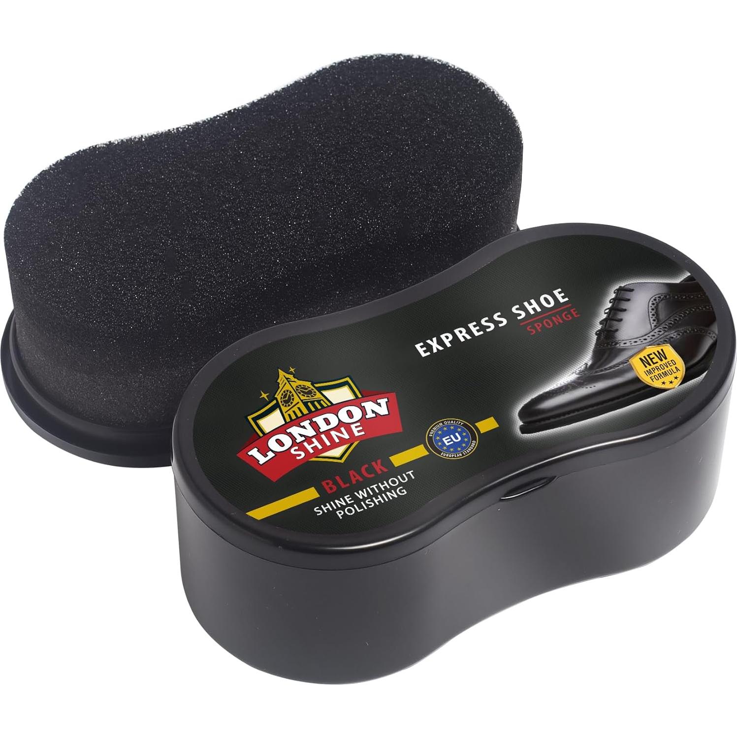 Esponja Brilladora para Zapatos de Cuero Express - Brillo Instantáneo