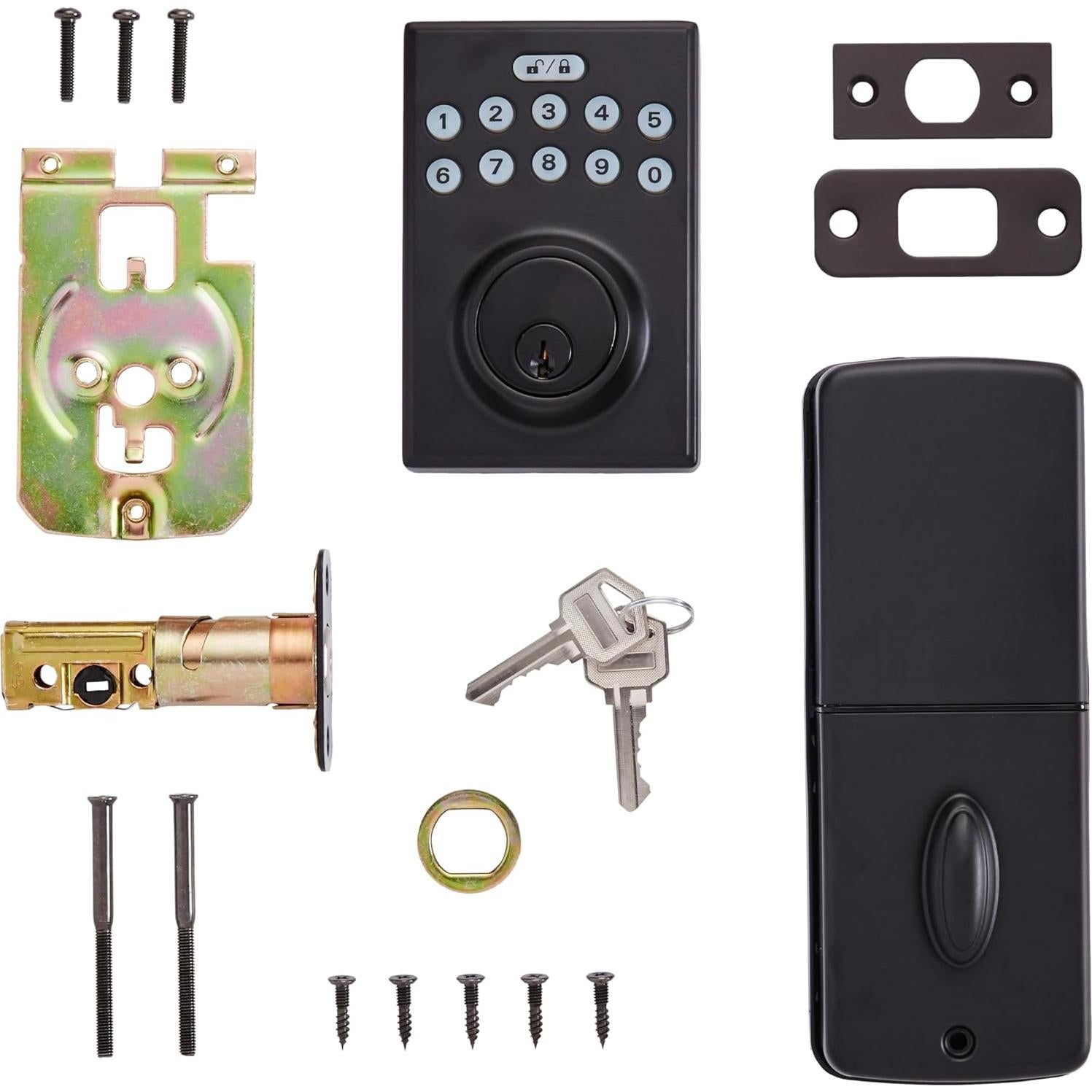 Cerradura Electrónica Amazon Basics PL1S4910 Teclado Táctil