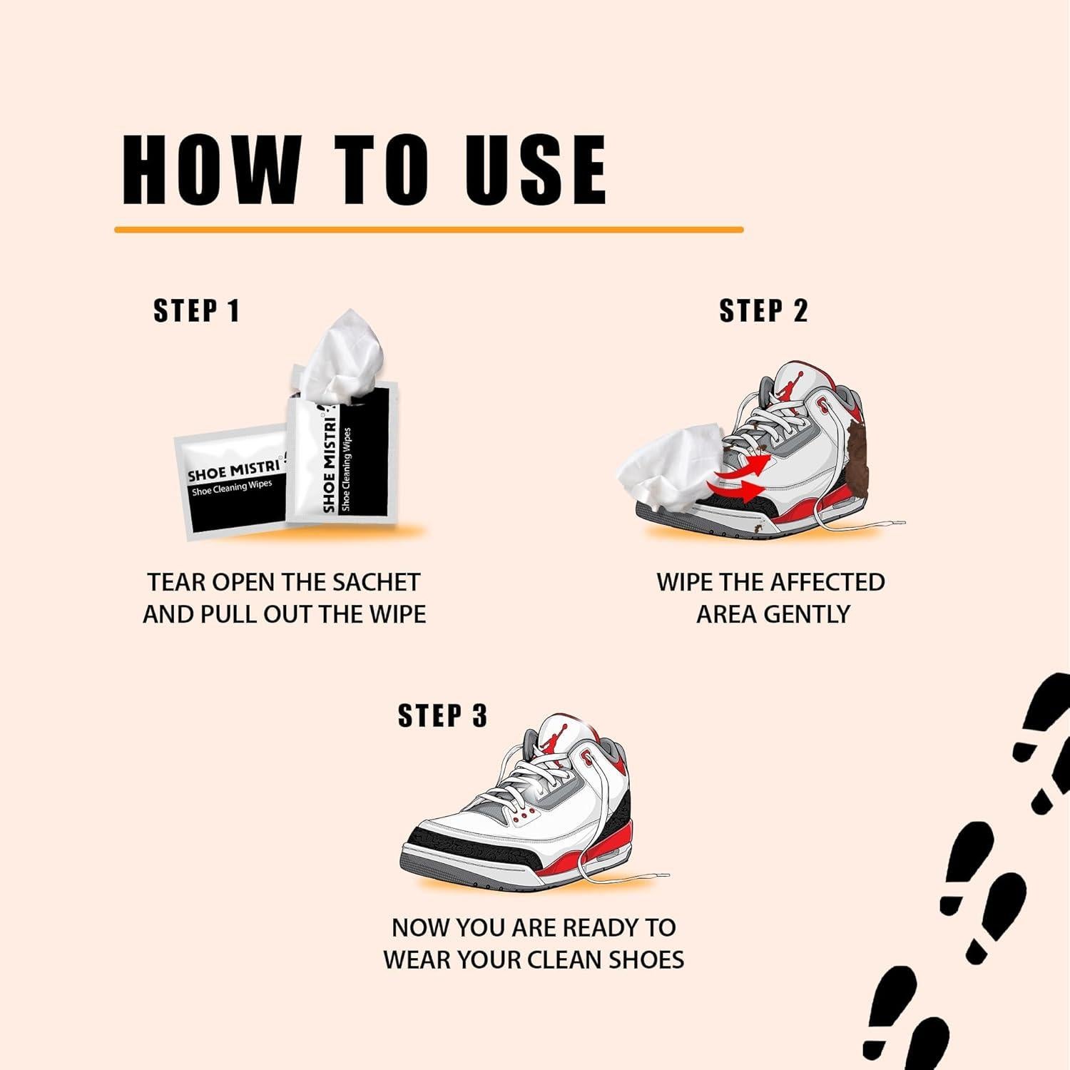 Toallitas de Limpieza para Zapatos Shoe Mistri - 20 Unidades