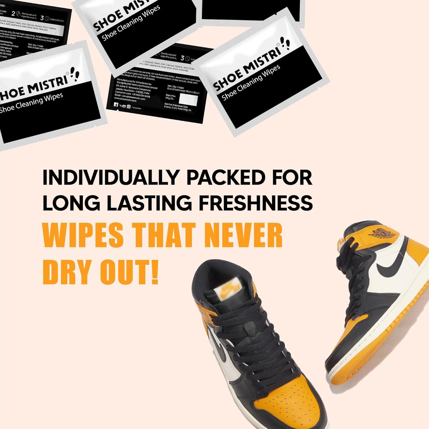 Toallitas de Limpieza para Zapatos Shoe Mistri - 20 Unidades