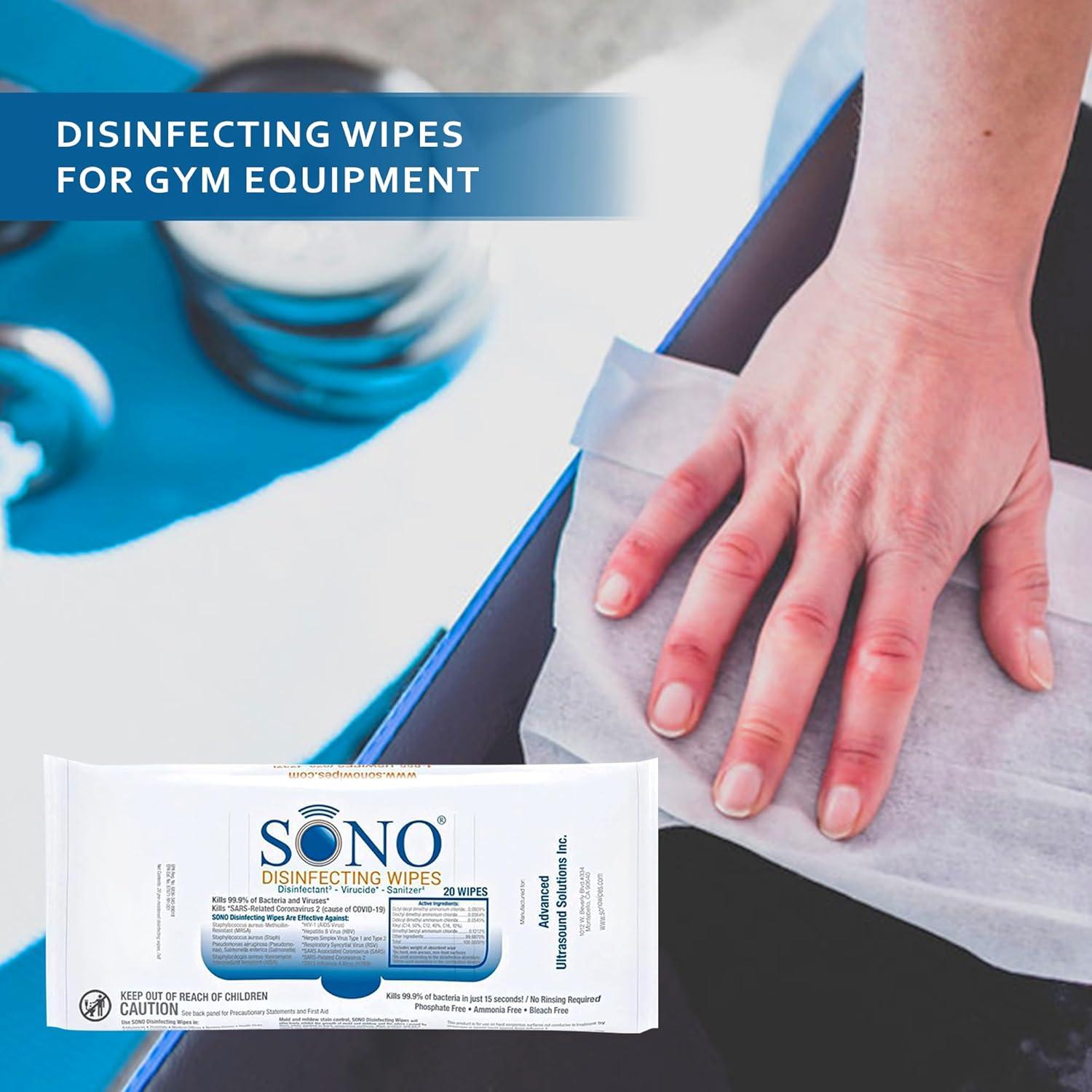 Toallitas Desinfectantes SONO - 40 Unidades + Kit de Limpieza