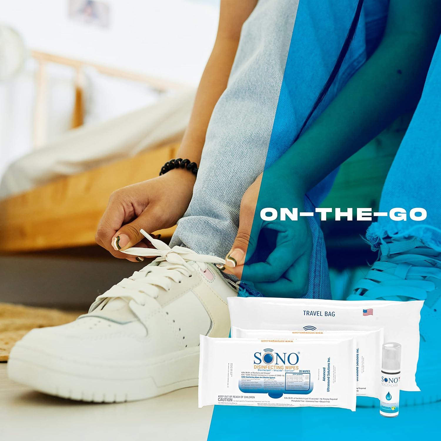 Toallitas Desinfectantes SONO - 40 Unidades + Kit de Limpieza