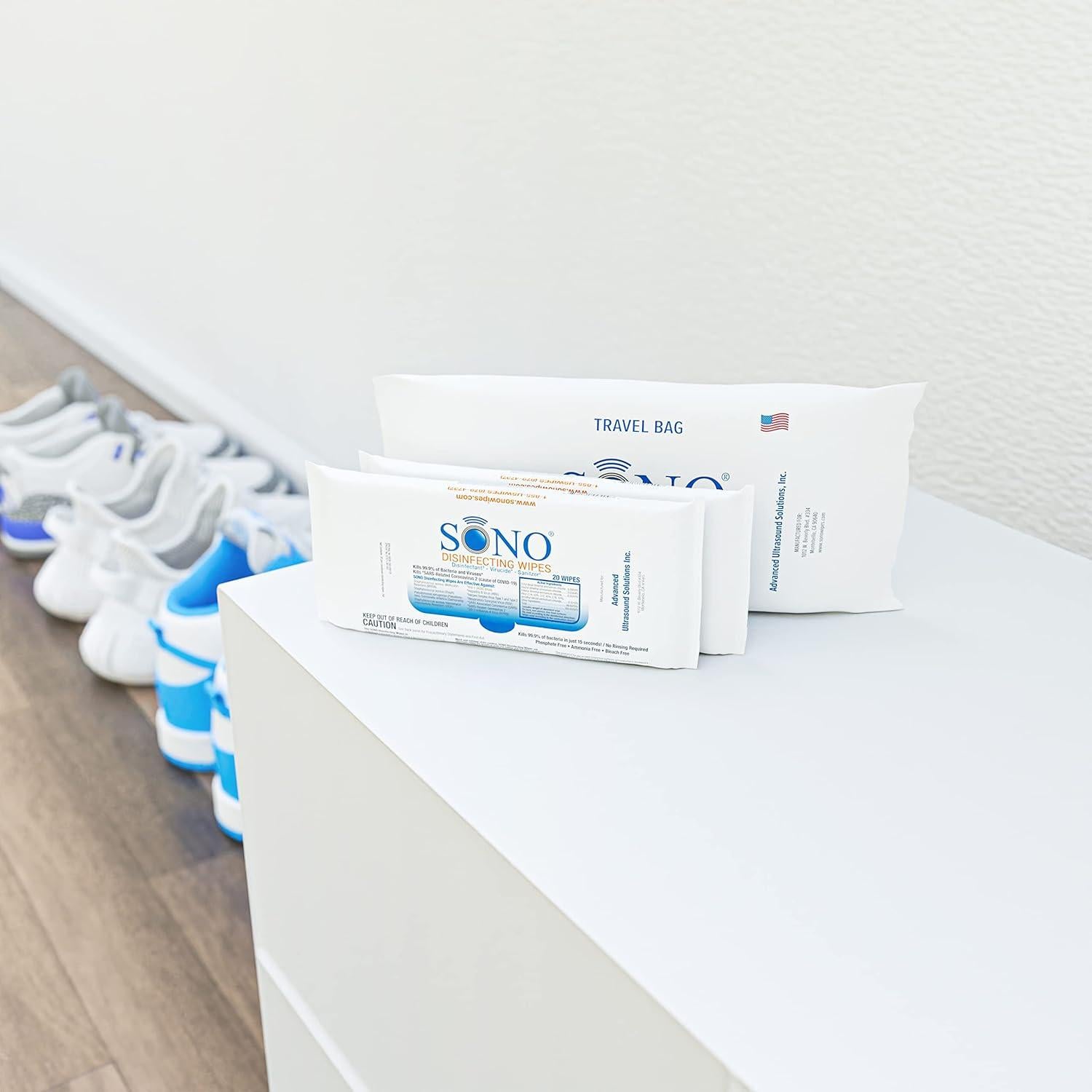 Toallitas Desinfectantes SONO - 40 Unidades + Kit de Limpieza